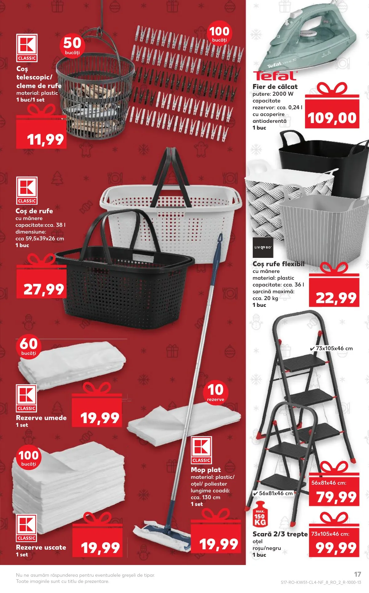 Kaufland akciós újság Románia Nonfood 12.17–12.23 – 17. oldal