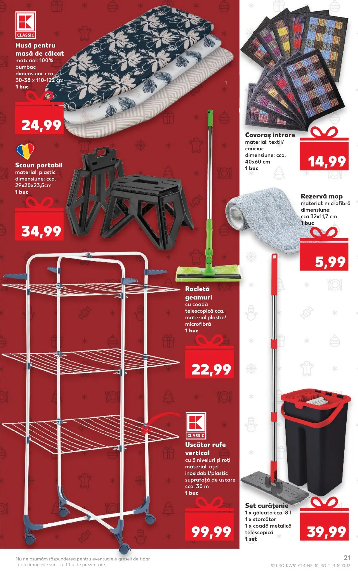 Kaufland akciós újság Románia Nonfood 12.17–12.23 – 21. oldal
