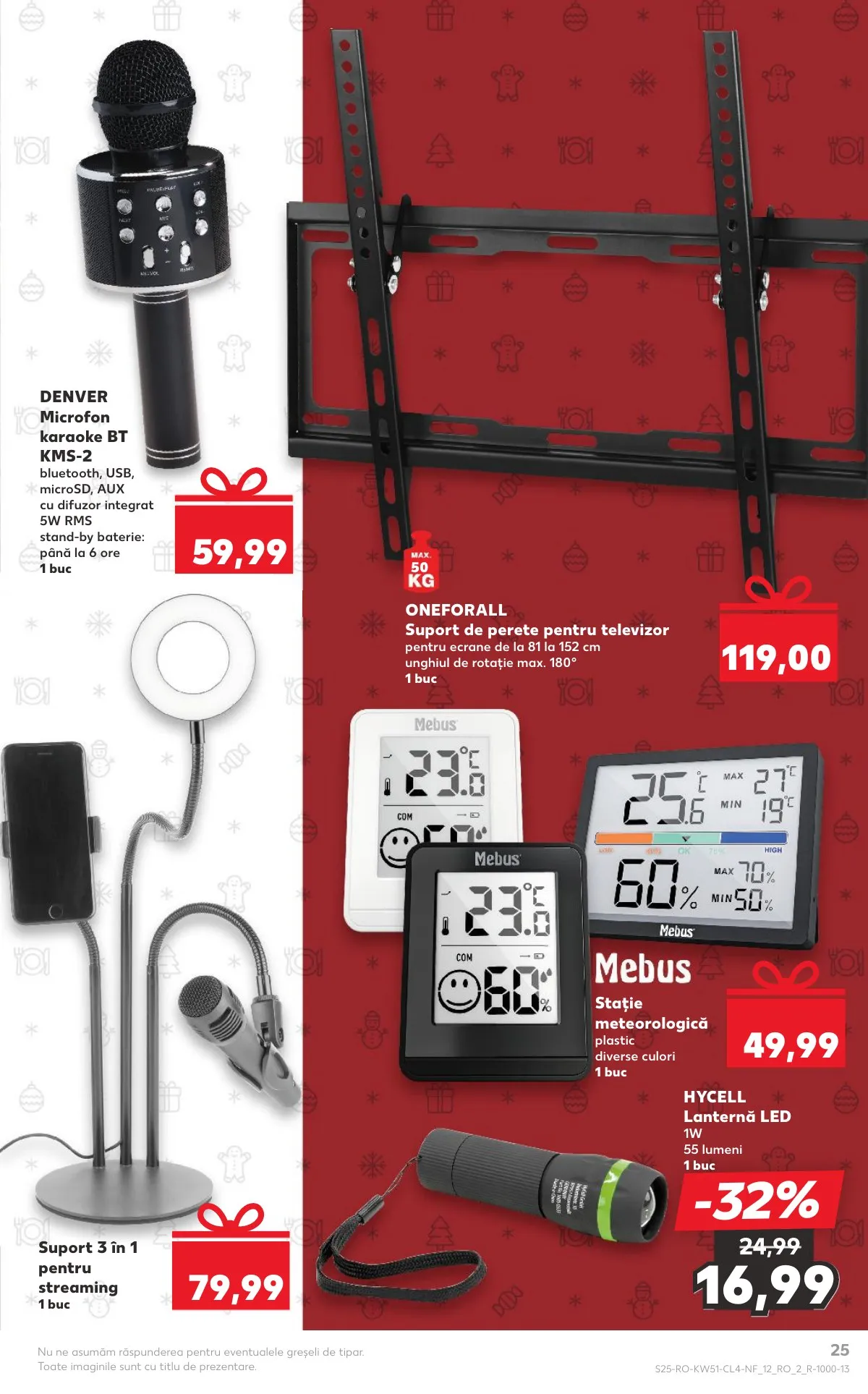 Kaufland akciós újság Románia Nonfood 12.17–12.23 – 25. oldal