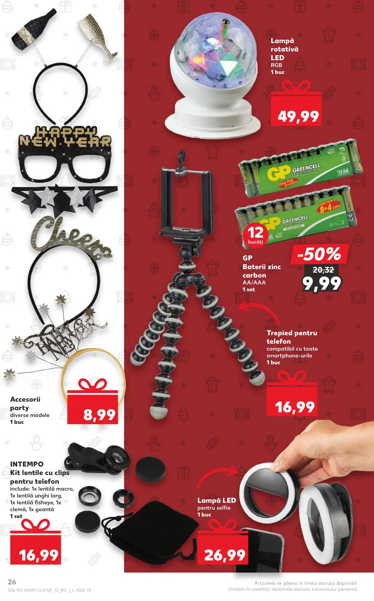 Kaufland akciós újság Románia Nonfood 12.17–12.23 – 26. oldal