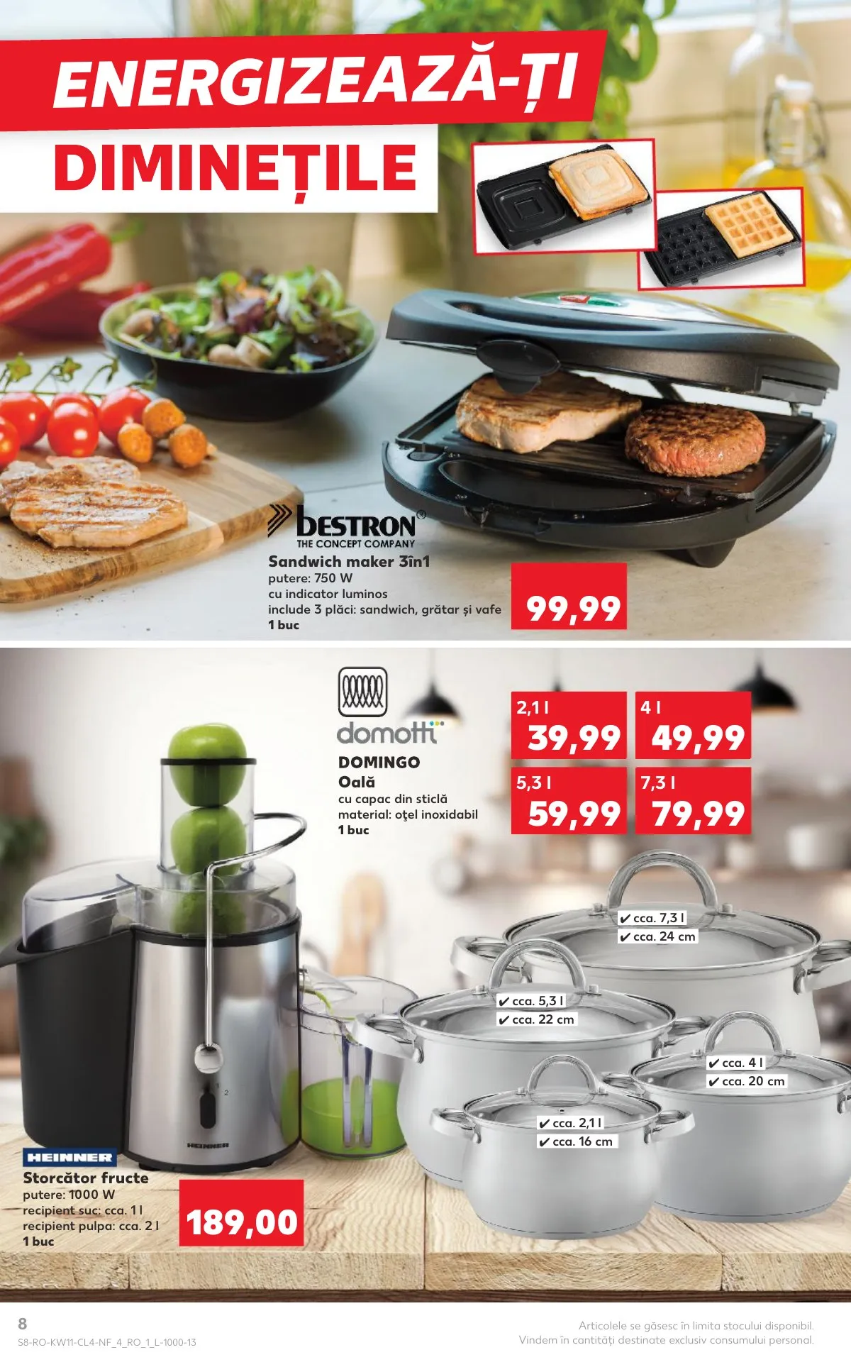 Kaufland akciós újság Románia Nonfood 03.11–03.17 – 8. oldal