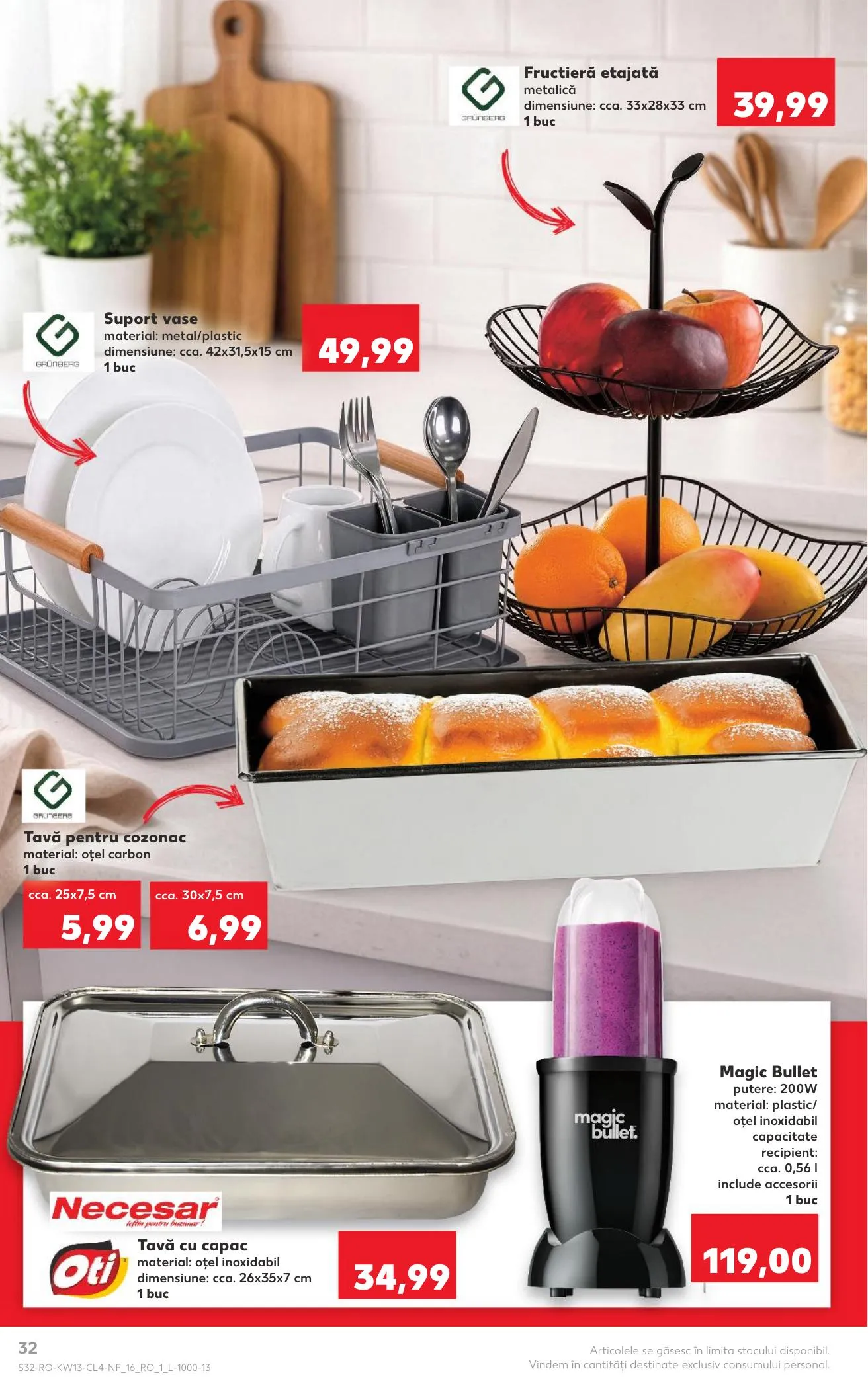 Kaufland akciós újság Románia Nonfood 03.25–03.31 – 32. oldal