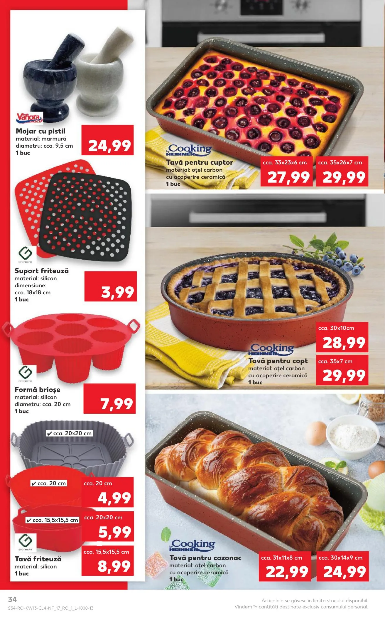Kaufland akciós újság Románia Nonfood 03.25–03.31 – 34. oldal