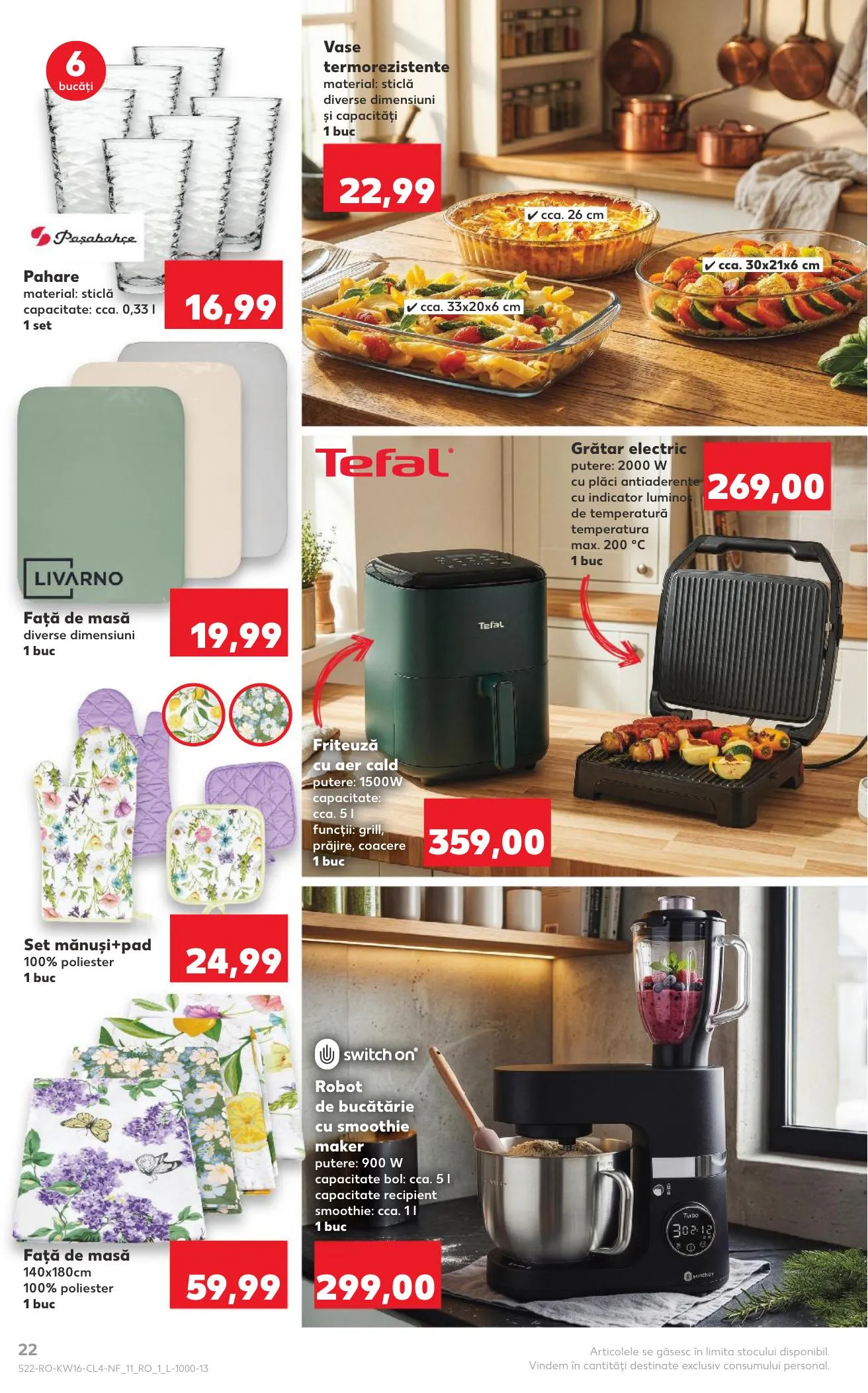 Kaufland akciós újság Románia Nonfood 04.15–04.21 – 22. oldal