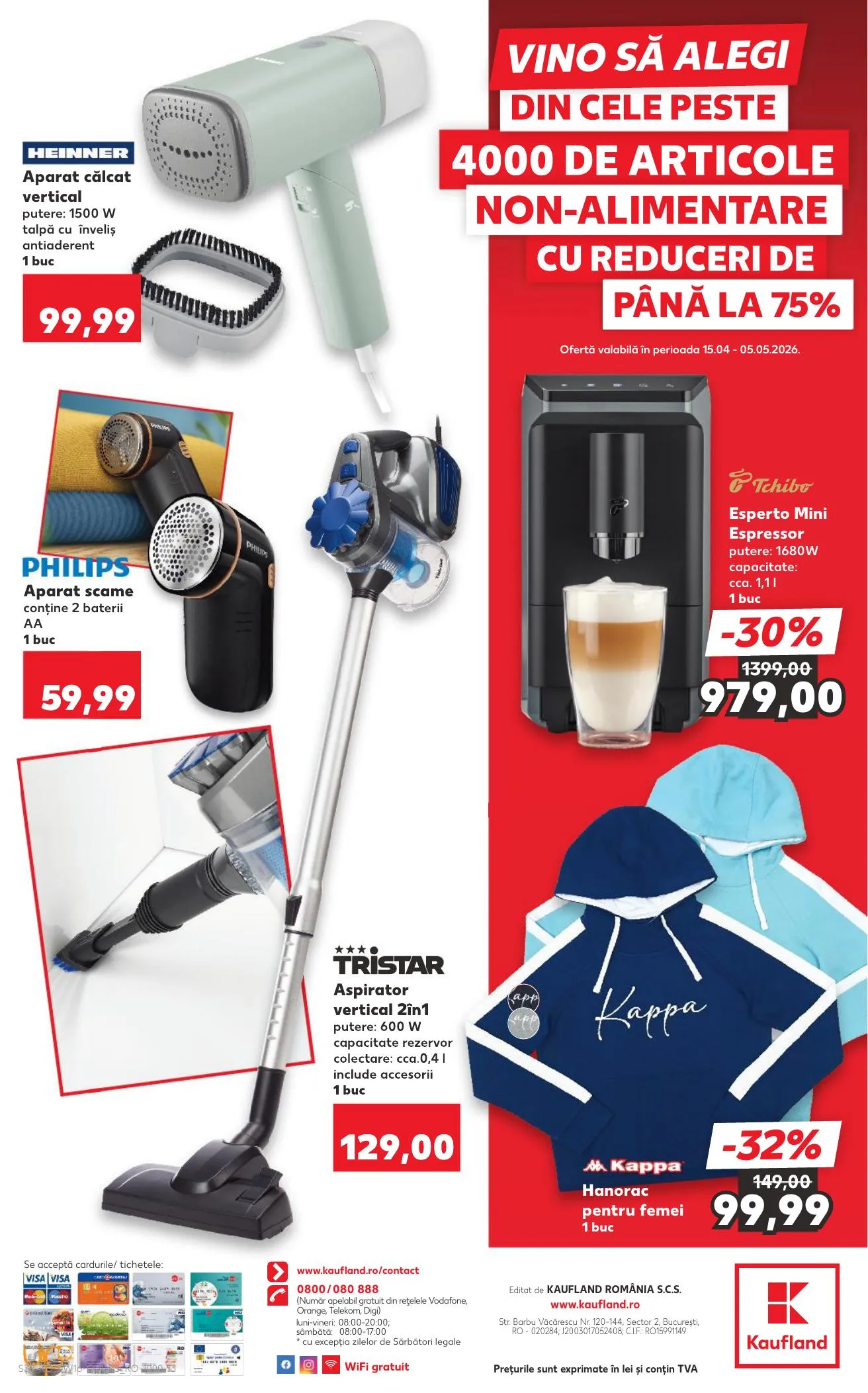 Kaufland akciós újság Románia Nonfood 04.15–04.21 – 30. oldal