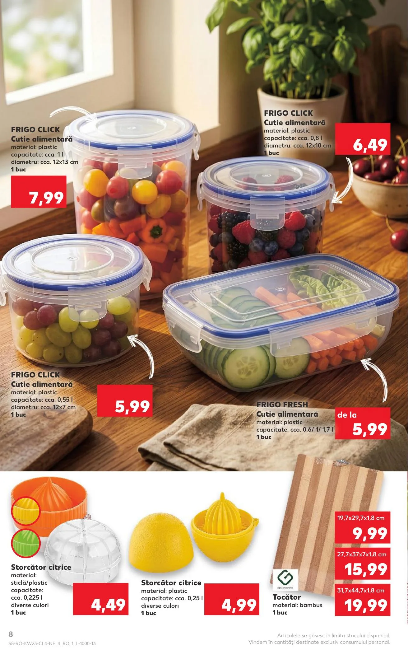 Kaufland akciós újság Románia Nonfood 06.03–06.09 – 8. oldal