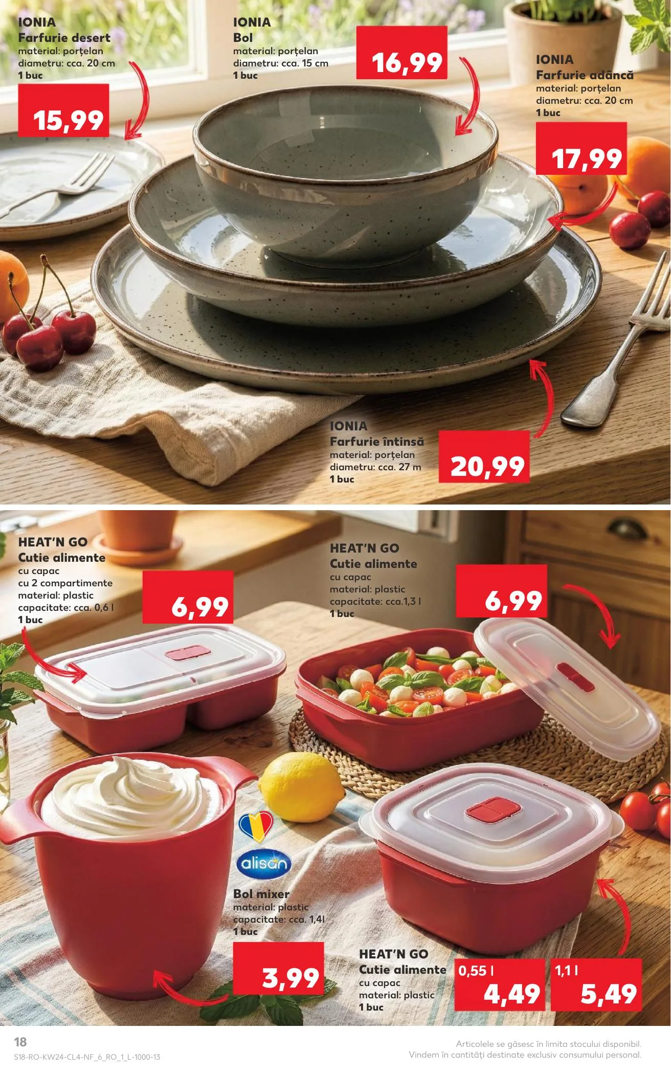 Kaufland akciós újság Románia Nonfood 06.10–06.16 – 18. oldal