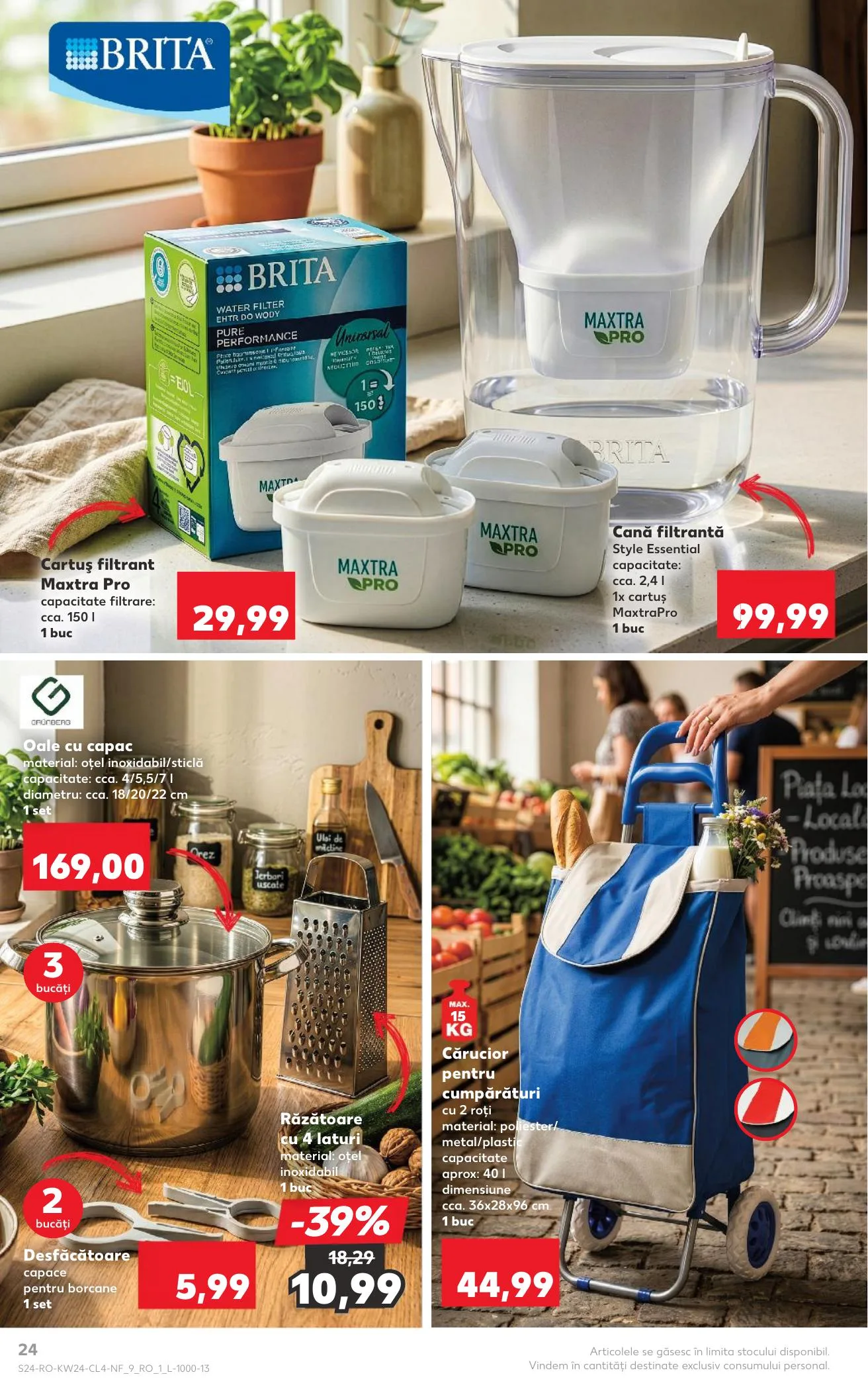 Kaufland akciós újság Románia Nonfood 06.10–06.16 – 24. oldal