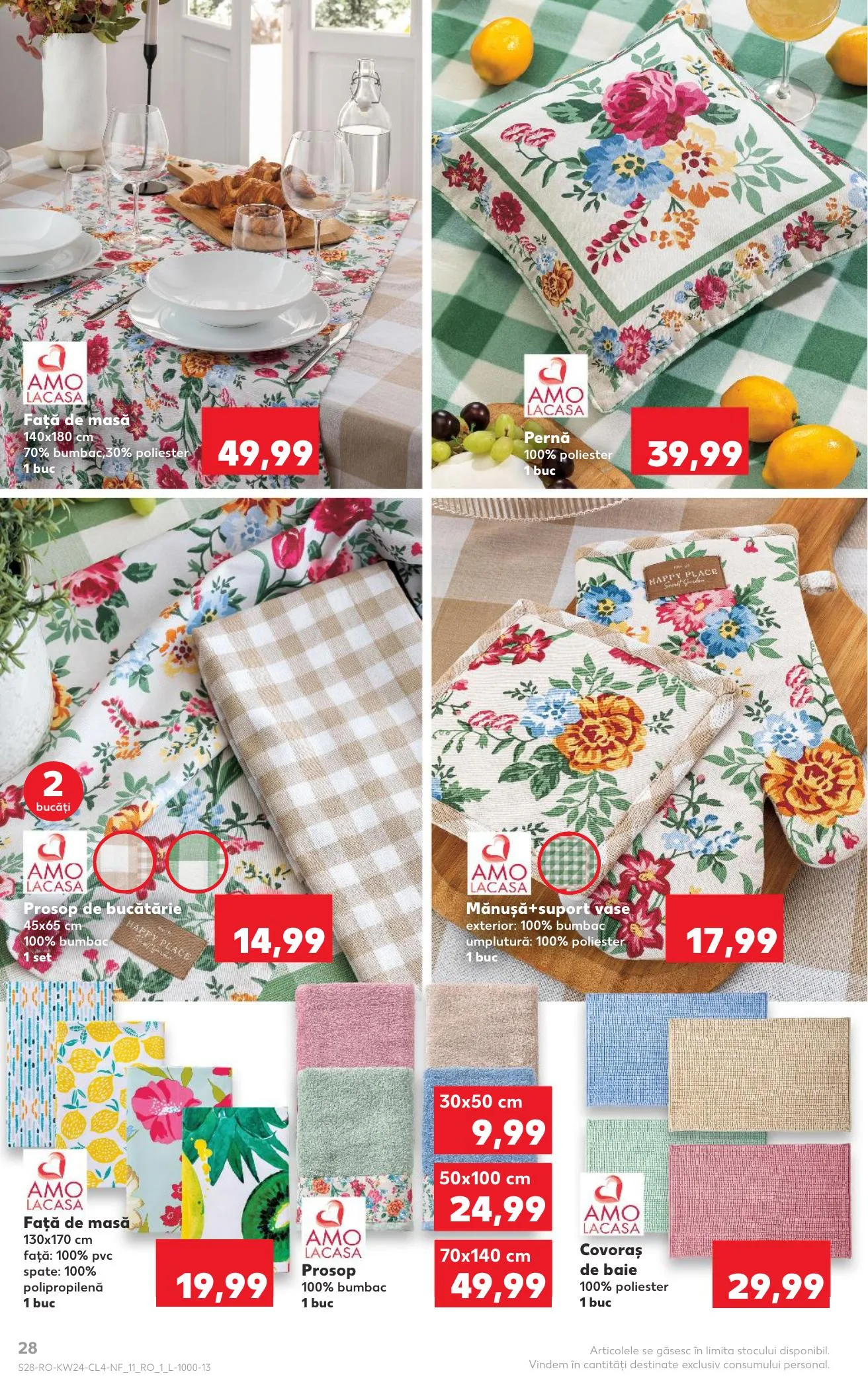 Kaufland akciós újság Románia Nonfood 06.10–06.16 – 28. oldal