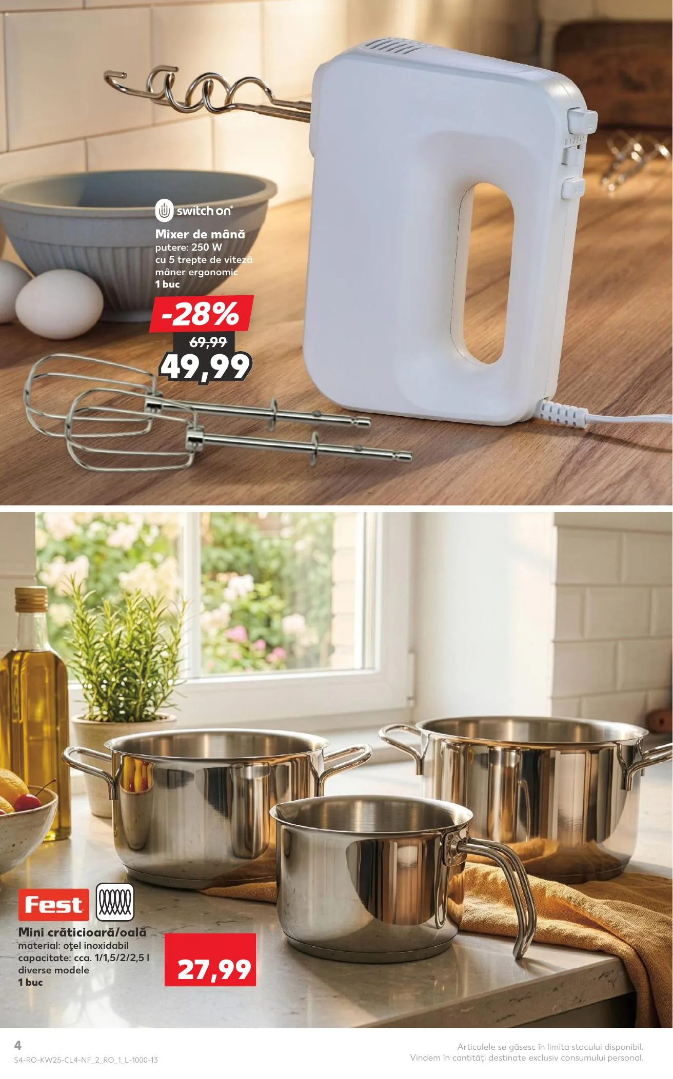 Kaufland akciós újság Románia Nonfood 06.17–06.23 – 4. oldal