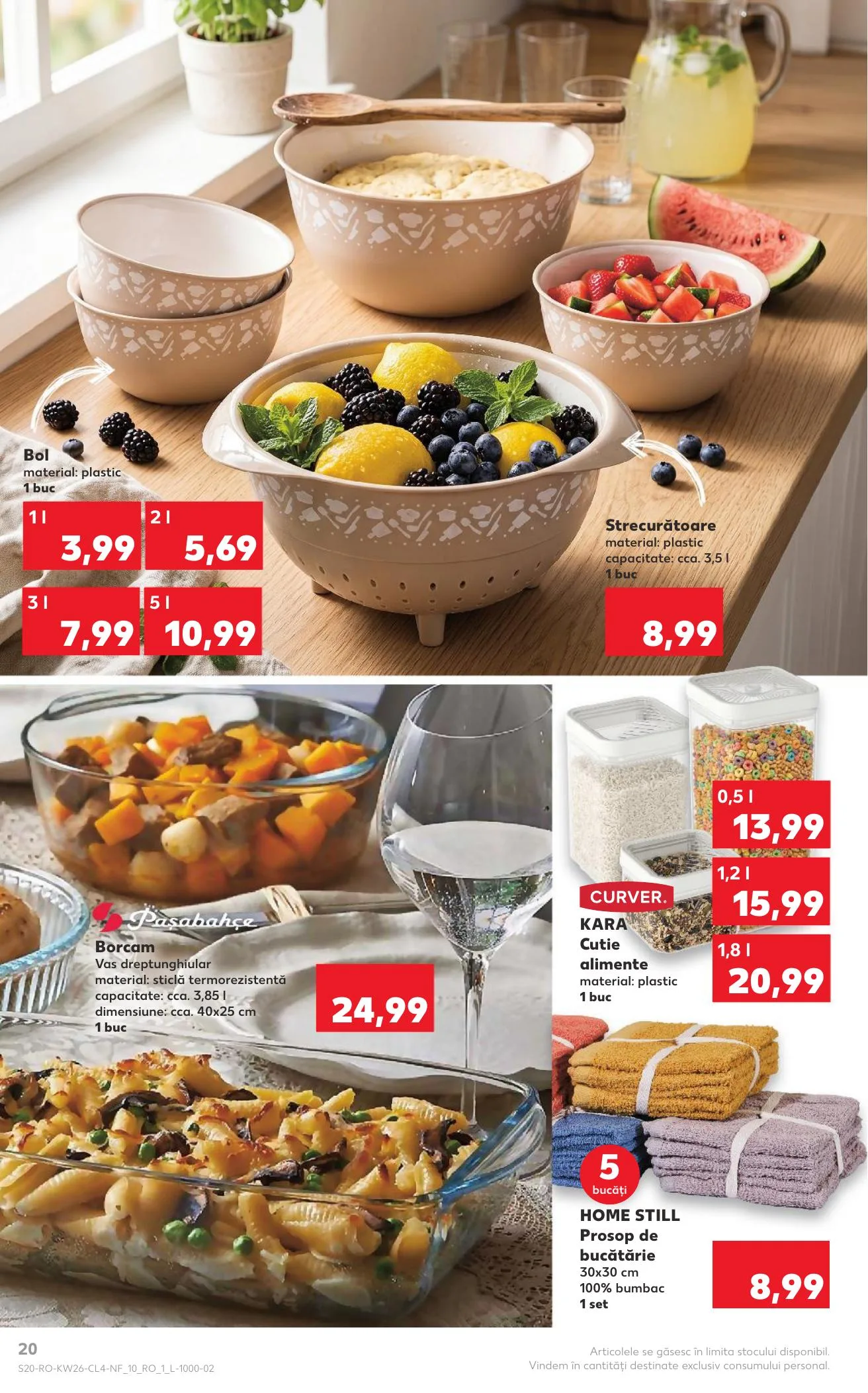 Kaufland akciós újság Románia Nonfood 06.24–06.30 – 20. oldal