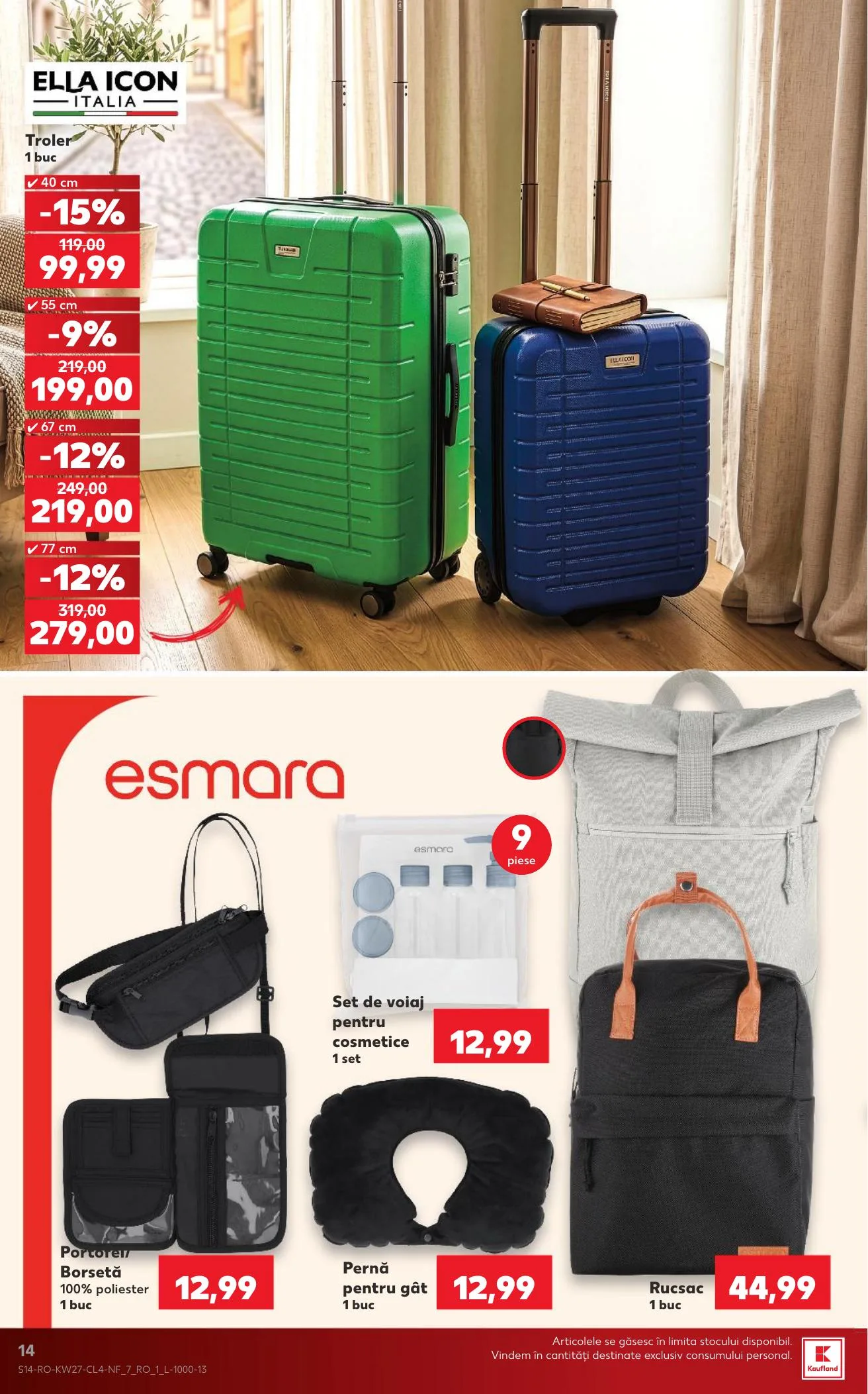 Kaufland akciós újság Románia Nonfood 07.01–07.07 – 14. oldal