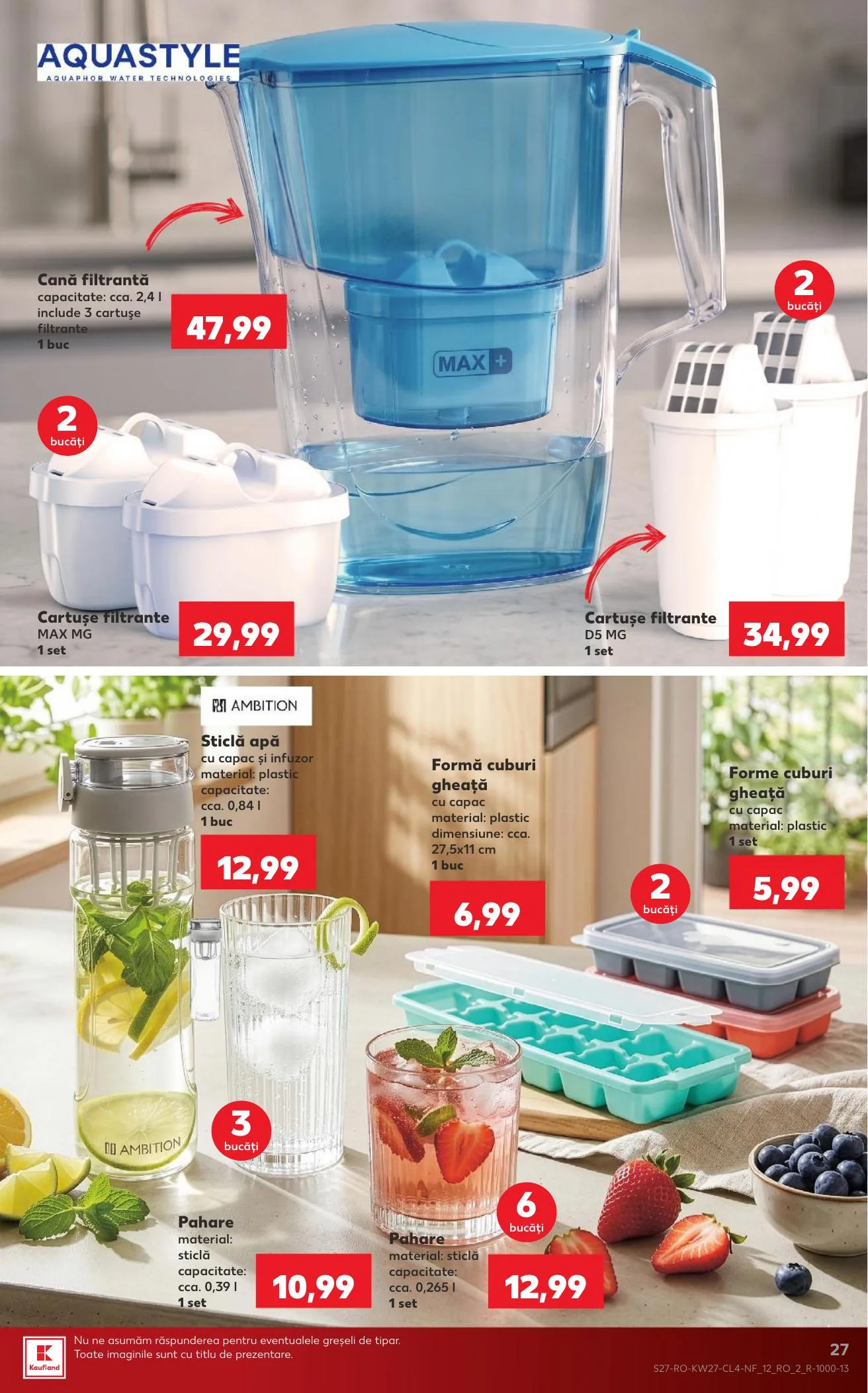 Kaufland akciós újság Románia Nonfood 07.01–07.07 – 27. oldal
