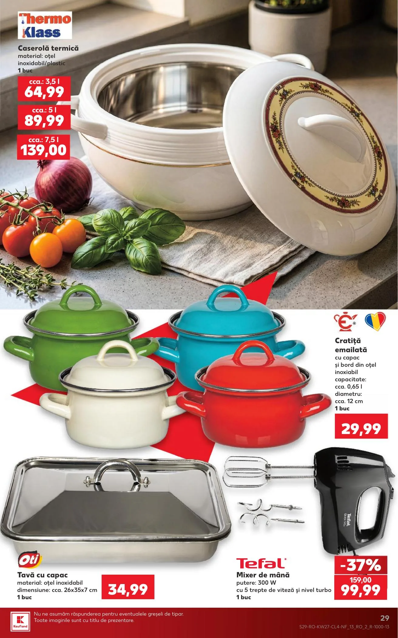 Kaufland akciós újság Románia Nonfood 07.01–07.07 – 29. oldal
