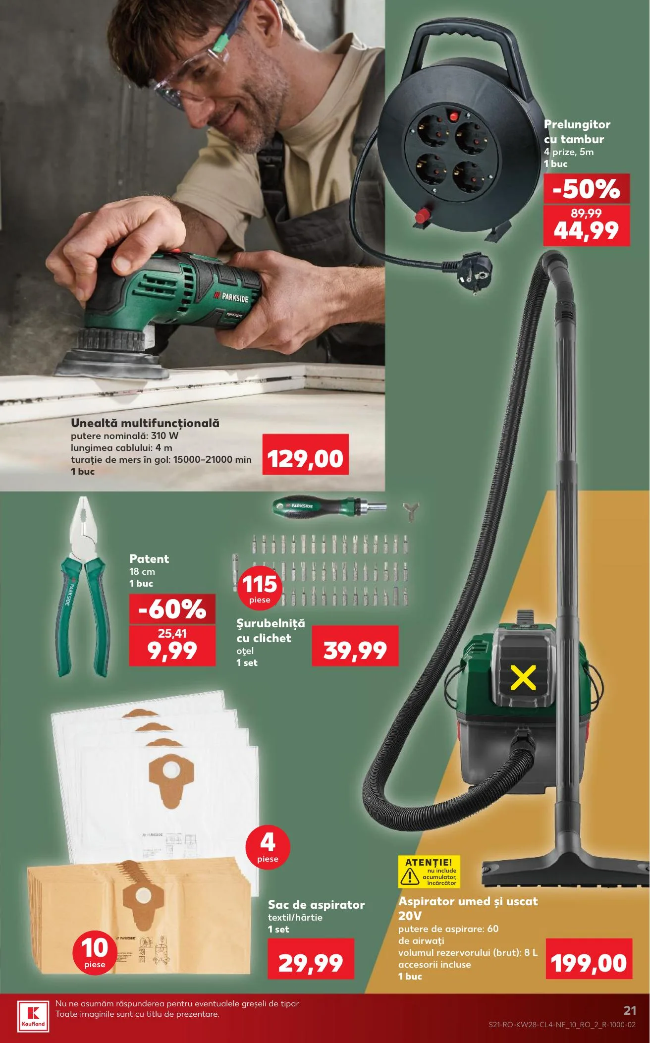 Kaufland akciós újság Románia Nonfood 07.08–07.14 – 21. oldal
