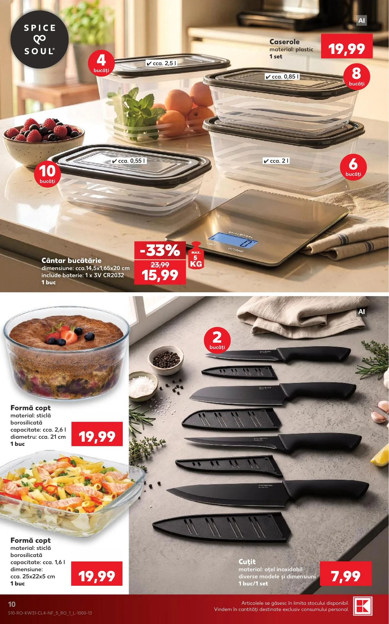 Kaufland akciós újság Románia Nonfood 07.29–08.04 – 10. oldal