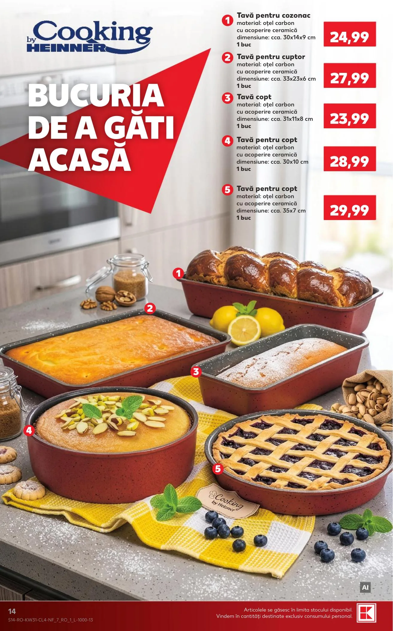 Kaufland akciós újság Románia Nonfood 07.29–08.04 – 14. oldal