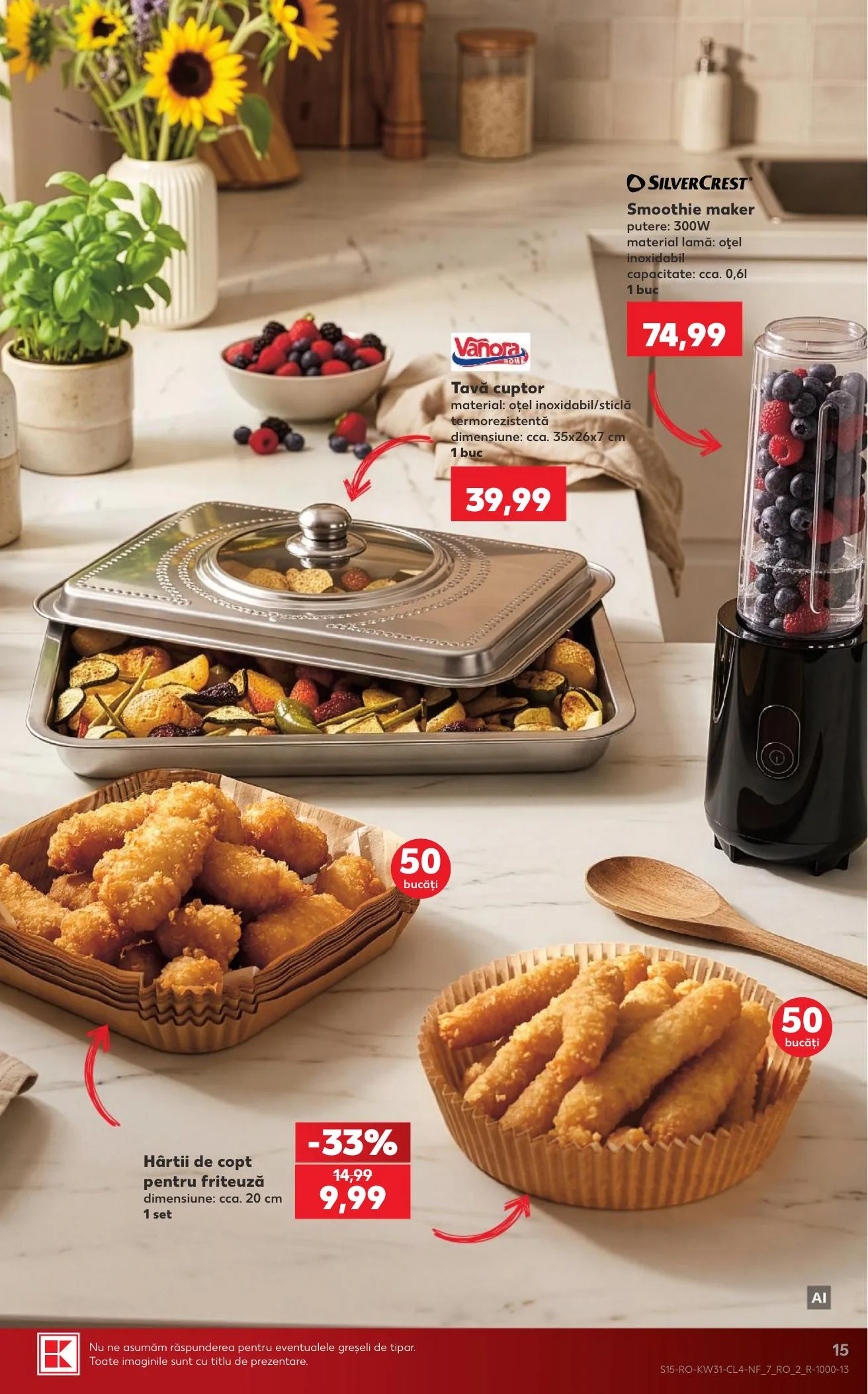 Kaufland akciós újság Románia Nonfood 07.29–08.04 – 15. oldal