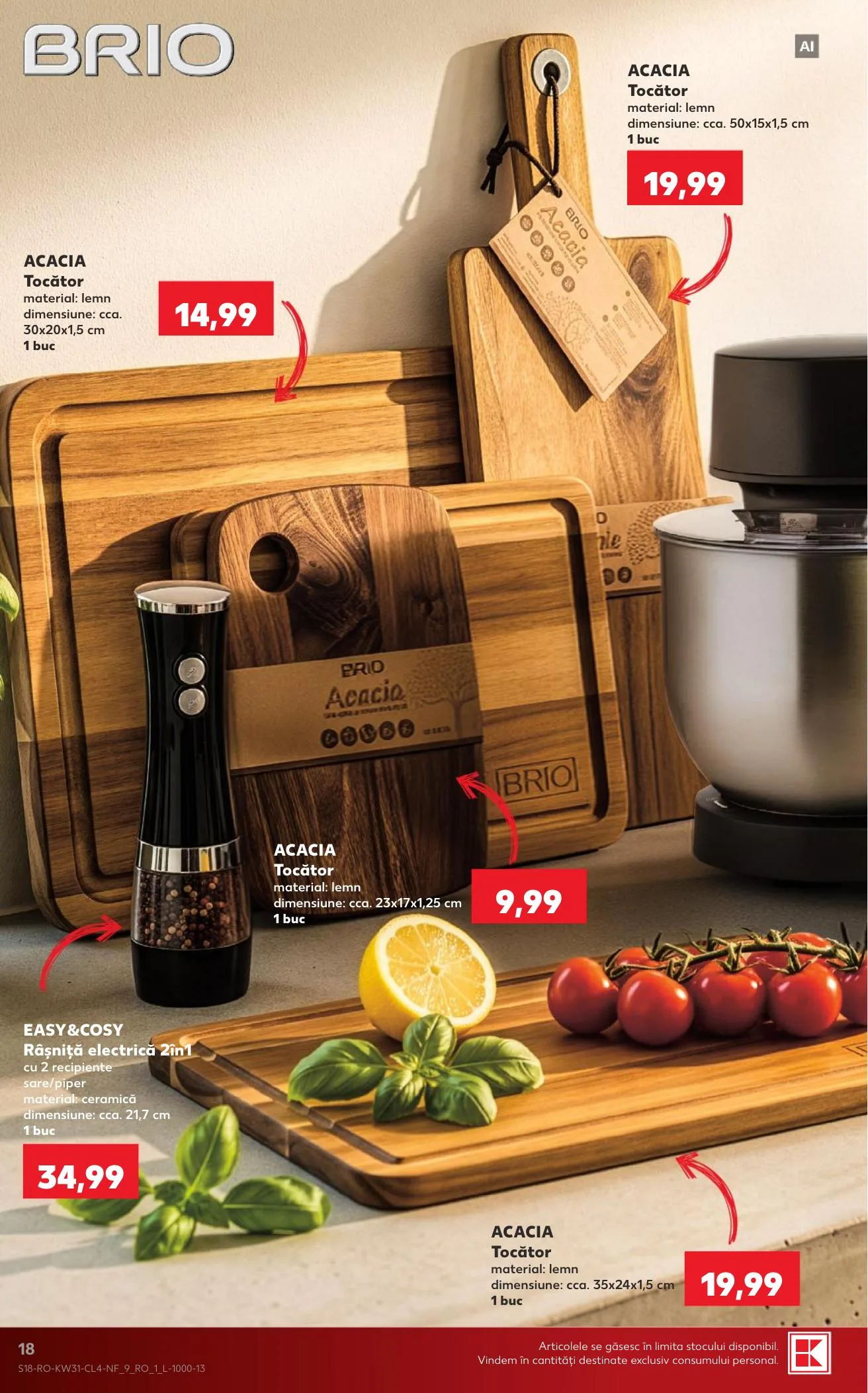 Kaufland akciós újság Románia Nonfood 07.29–08.04 – 18. oldal