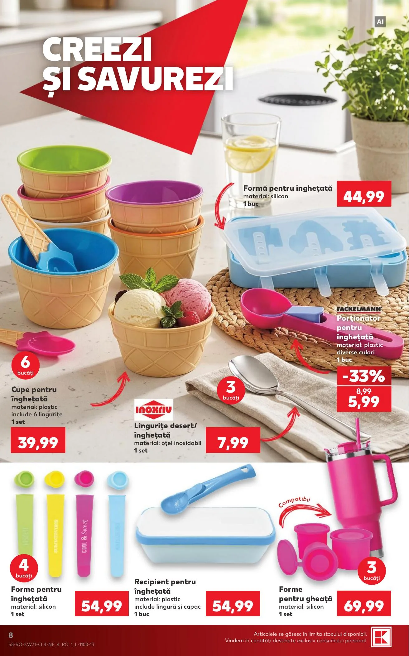 Kaufland akciós újság Románia Nonfood 07.29–08.04 – 8. oldal