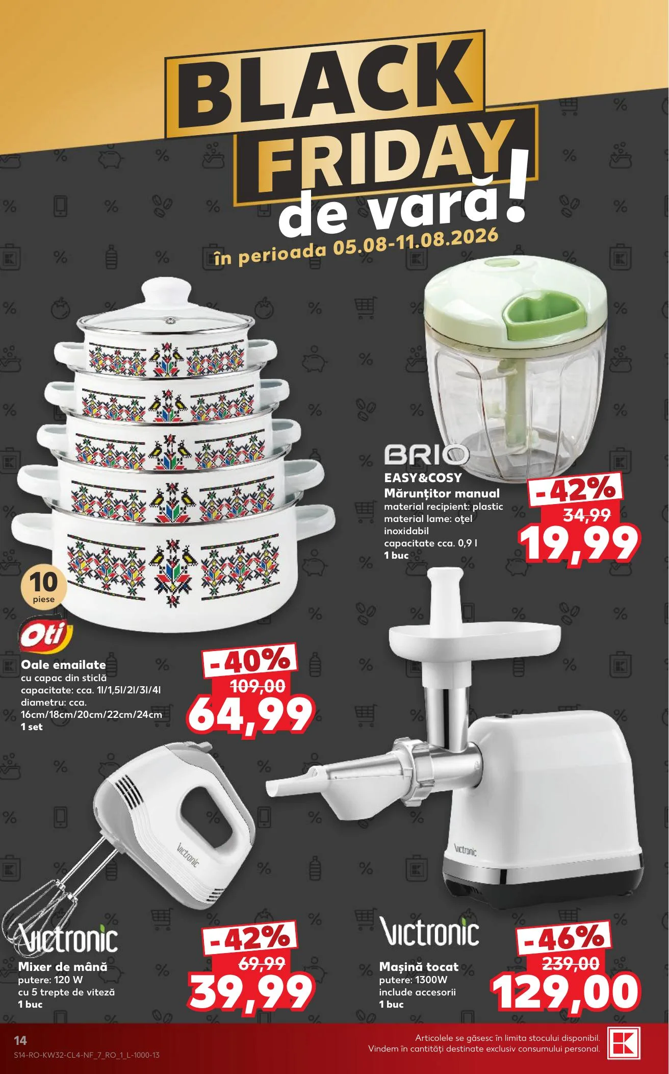 Kaufland akciós újság Románia Nonfood 08.05–08.11 – 14. oldal