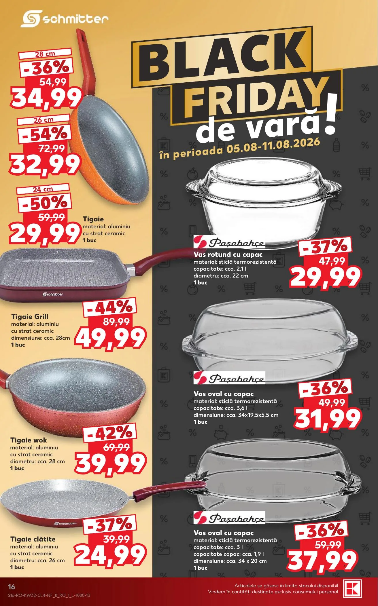 Kaufland akciós újság Románia Nonfood 08.05–08.11 – 16. oldal