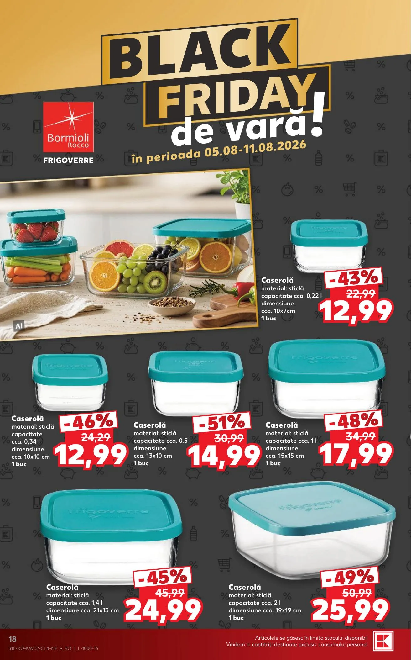 Kaufland akciós újság Románia Nonfood 08.05–08.11 – 18. oldal