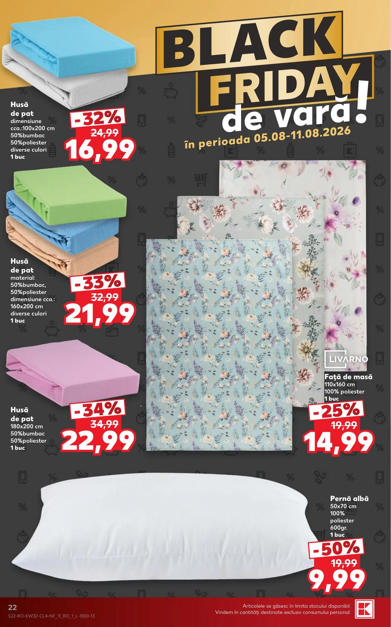 Kaufland akciós újság Románia Nonfood 08.05–08.11 – 22. oldal