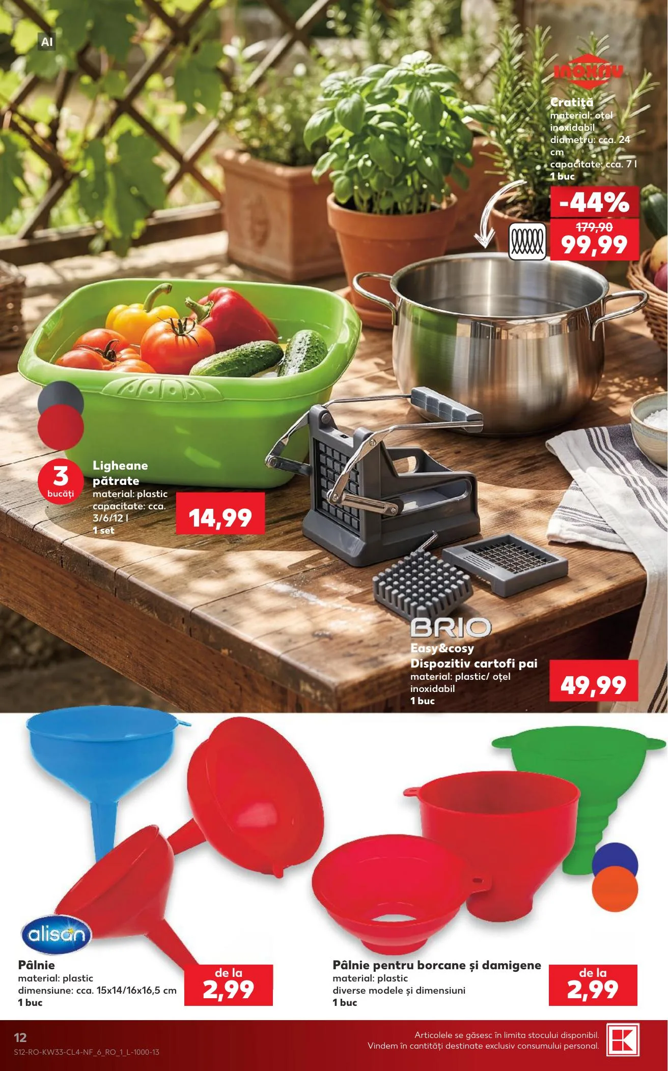 Kaufland akciós újság Románia Nonfood 08.12–08.18 – 12. oldal