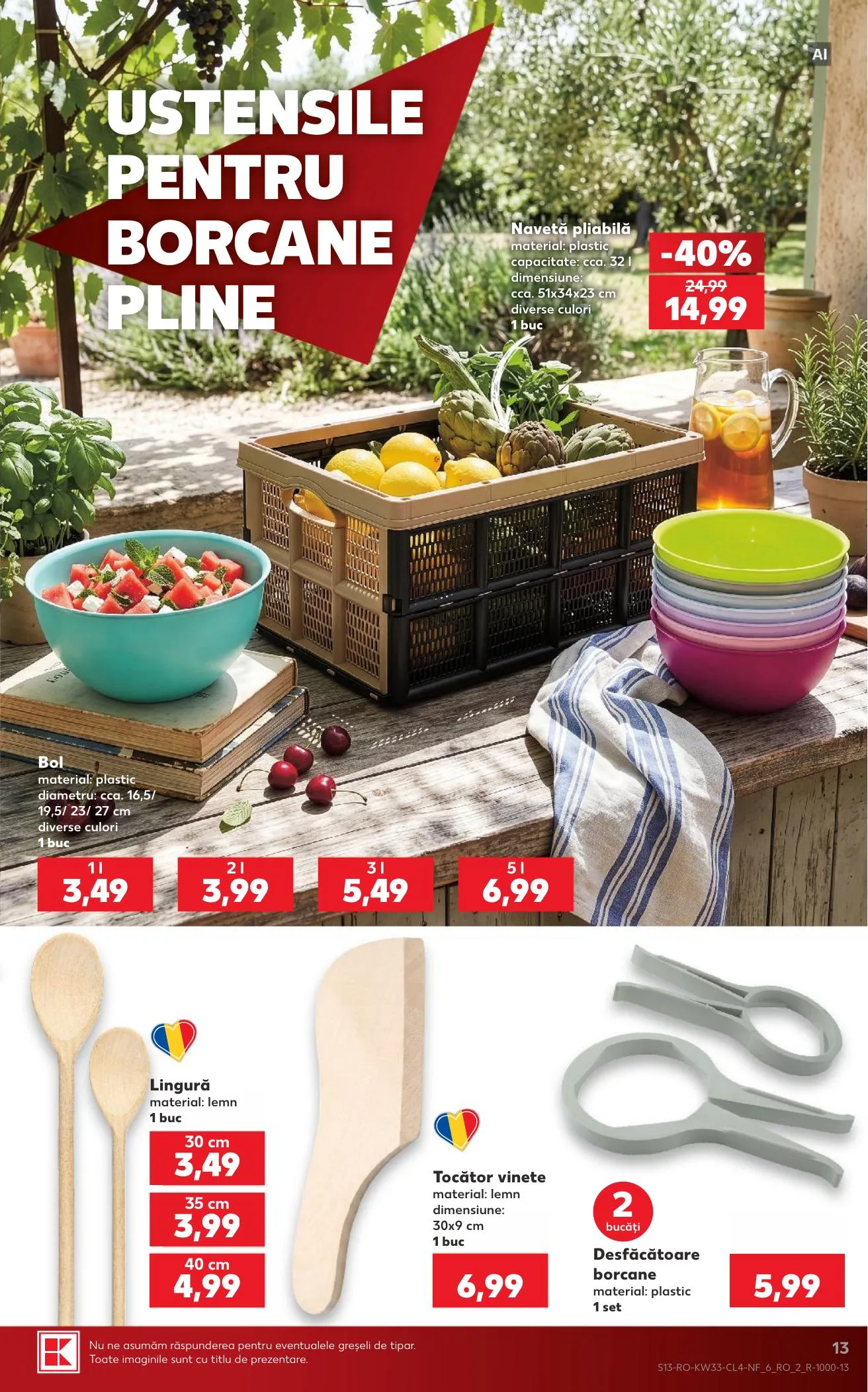 Kaufland akciós újság Románia Nonfood 08.12–08.18 – 13. oldal
