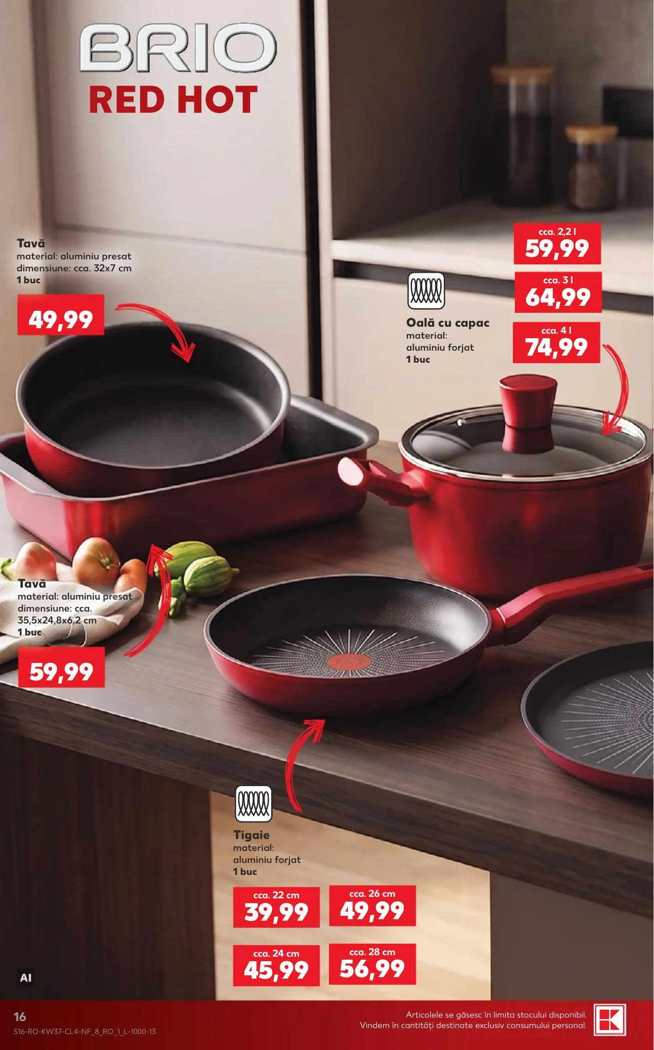 Kaufland akciós újság Románia Nonfood 09.09–09.15 – 16. oldal