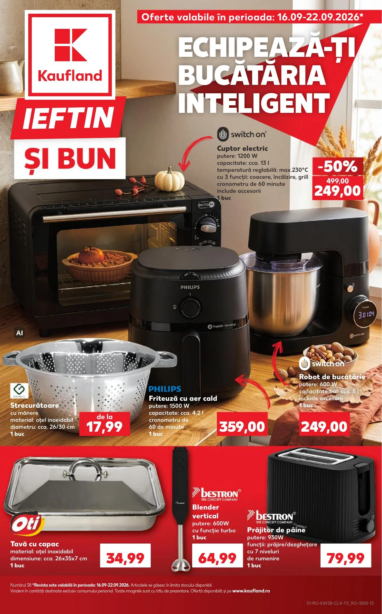 Kaufland akciós újság Románia Nonfood 09.16–09.22