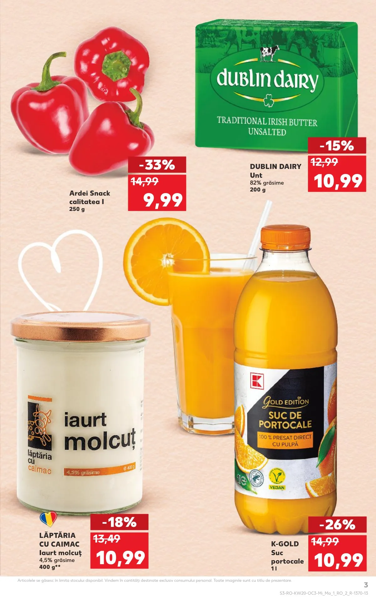 Kaufland akciós újság Románia Nyar 05.13–05.19 – 3. oldal