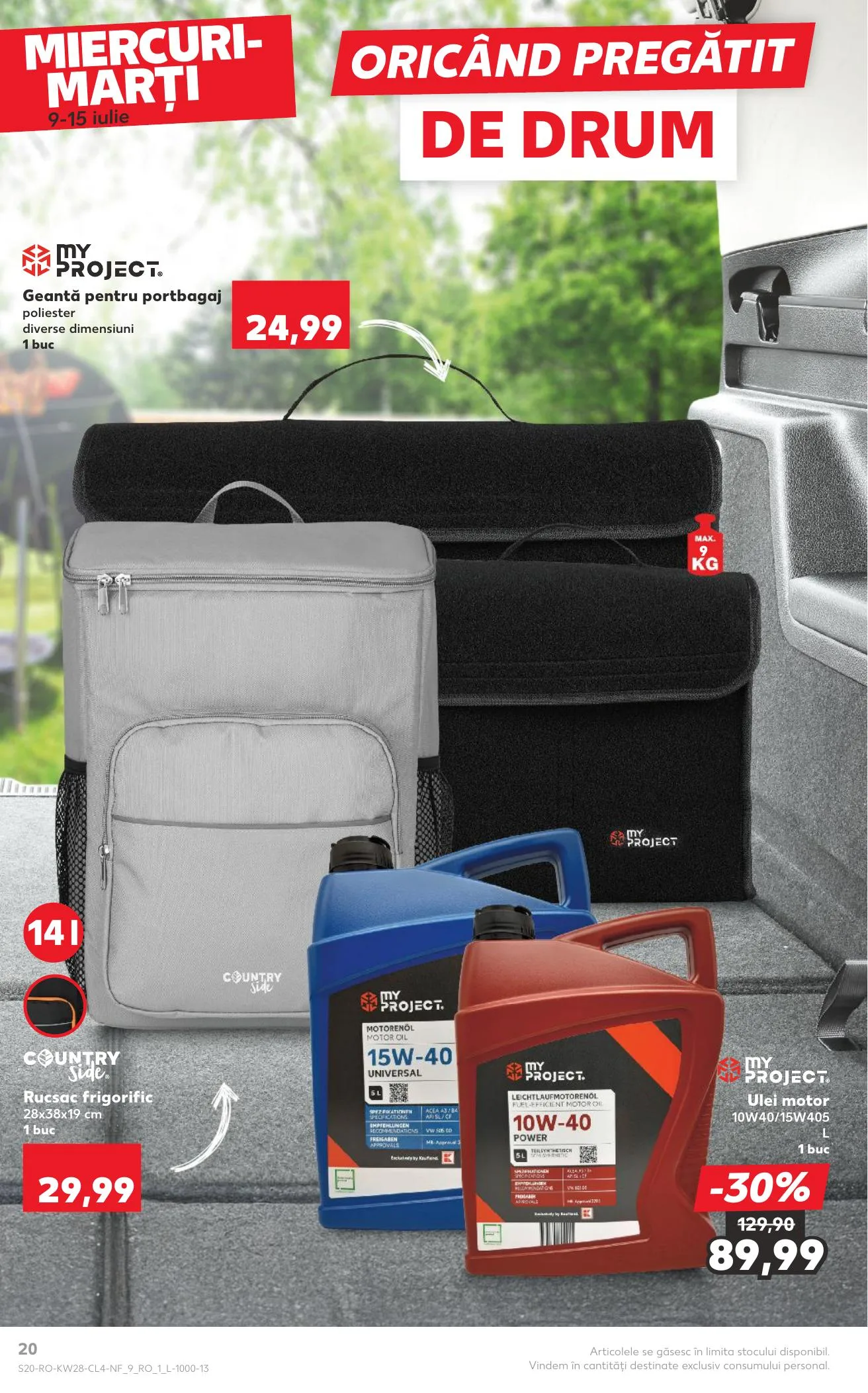 Kaufland akciós újság Románia Nyari Divat 07.09–07.15 – 20. oldal