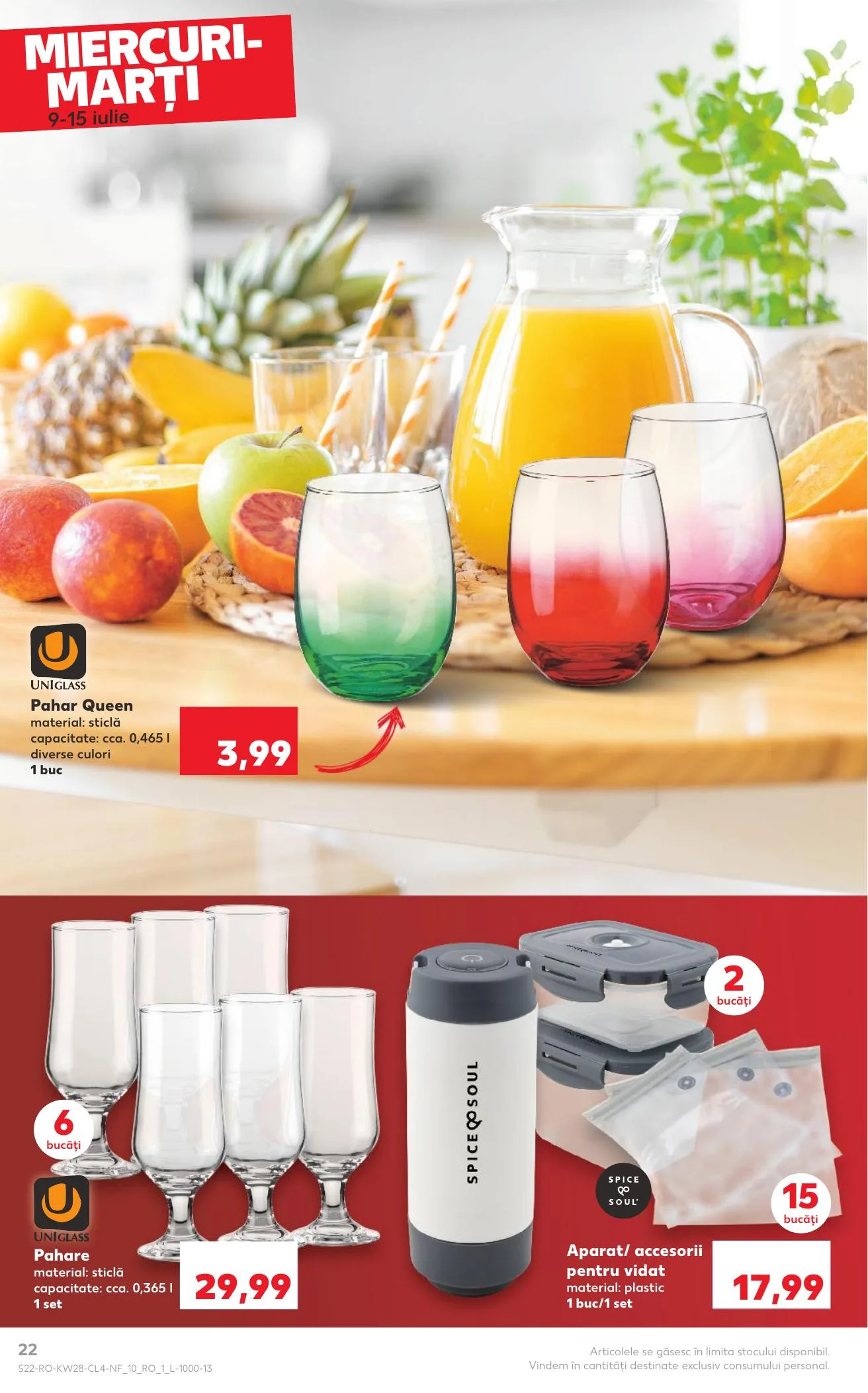 Kaufland akciós újság Románia Nyari Divat 07.09–07.15 – 22. oldal