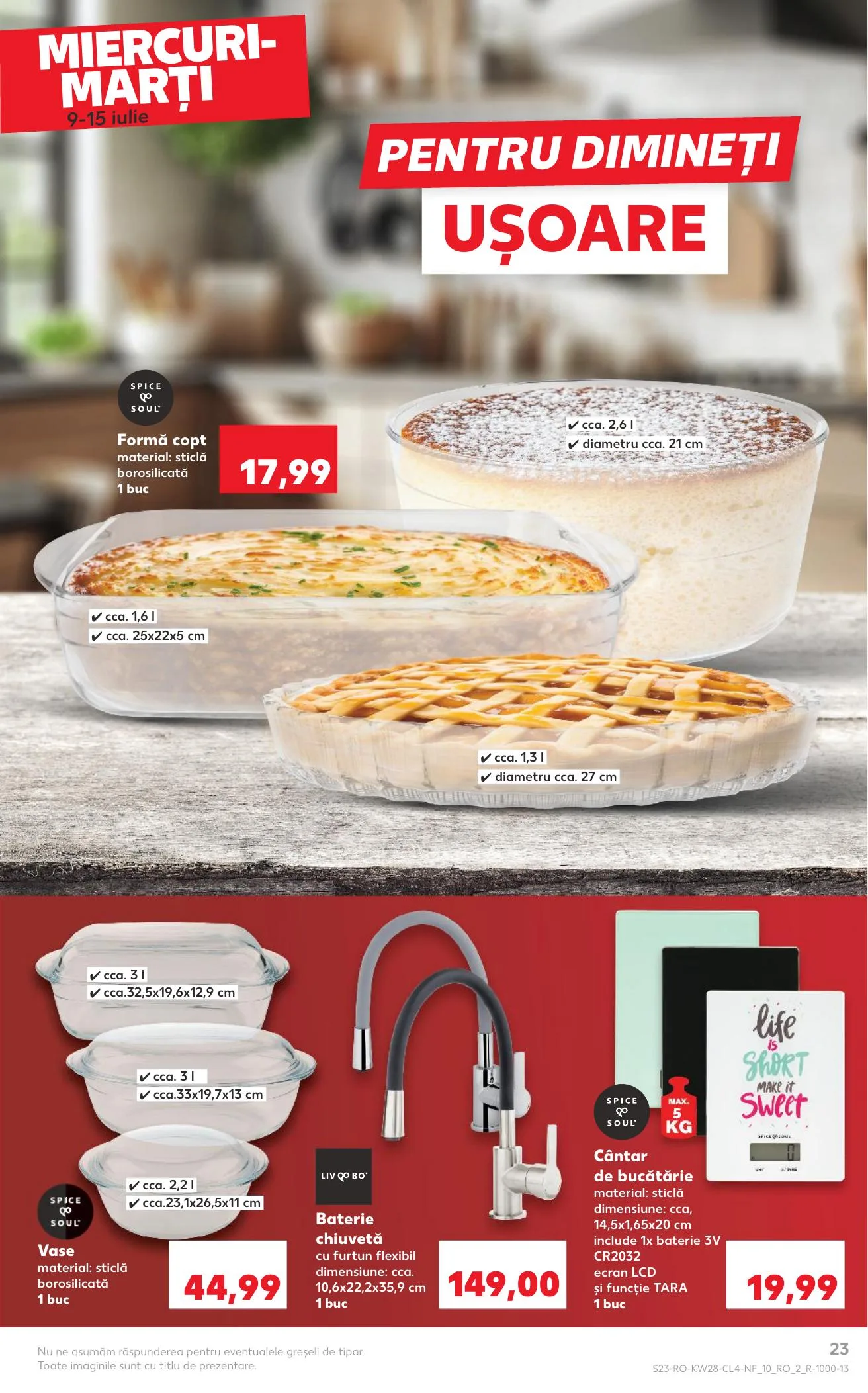 Kaufland akciós újság Románia Nyari Divat 07.09–07.15 – 23. oldal