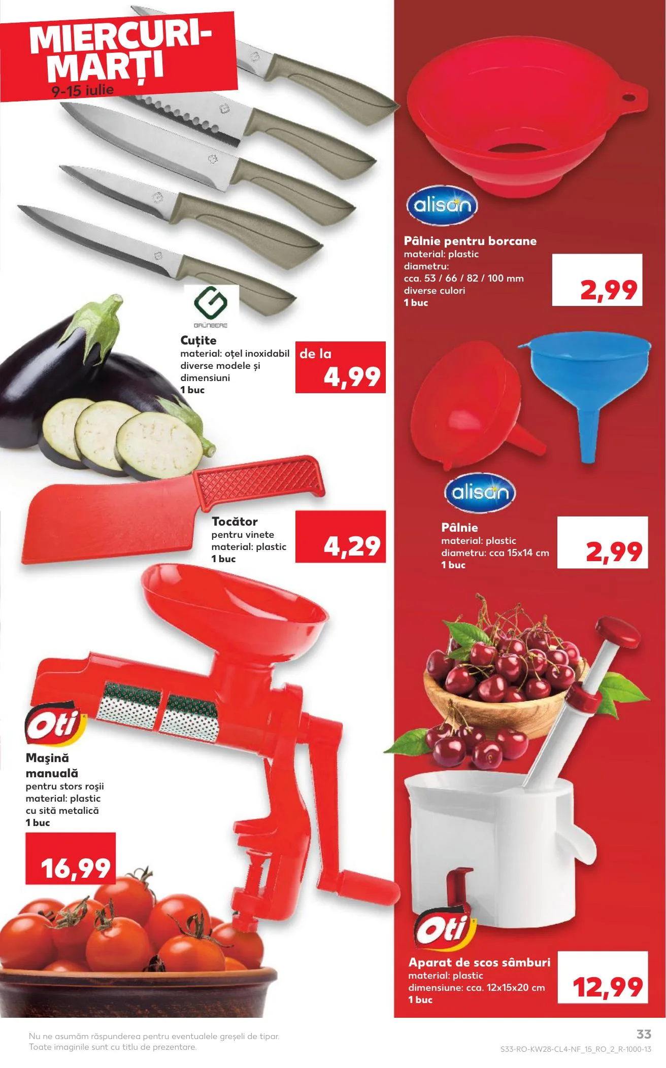 Kaufland akciós újság Románia Nyari Divat 07.09–07.15 – 33. oldal