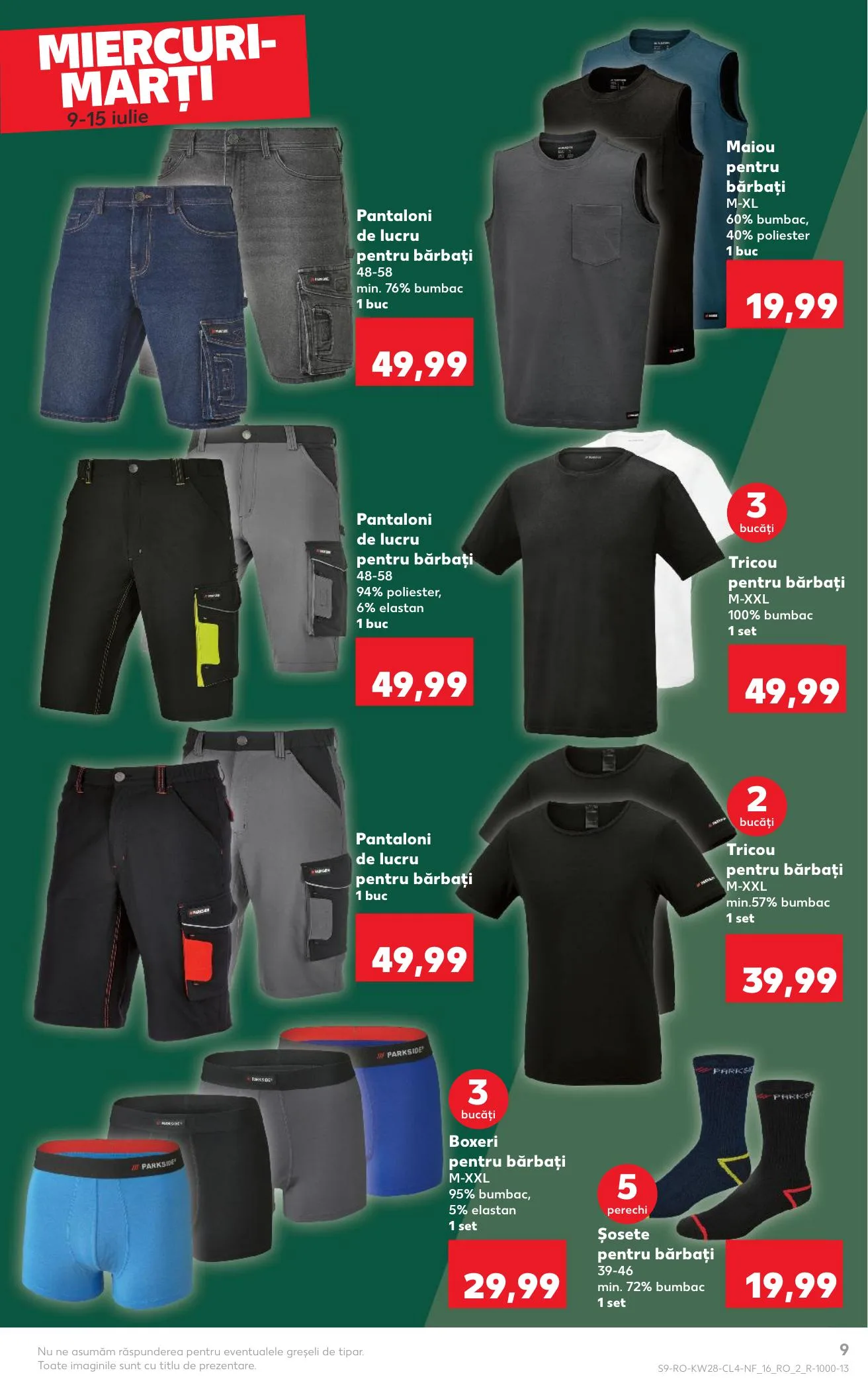 Kaufland akciós újság Románia Nyari Divat 07.09–07.15 – 9. oldal
