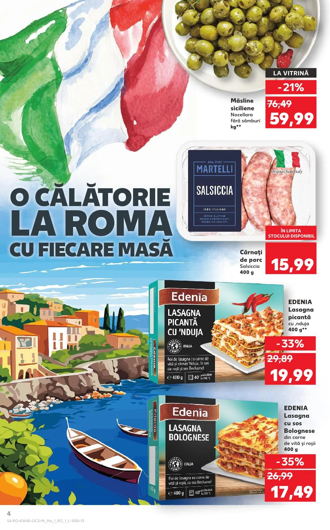 Kaufland akciós újság Románia olasz het 10.01–10.07 – 15. oldal