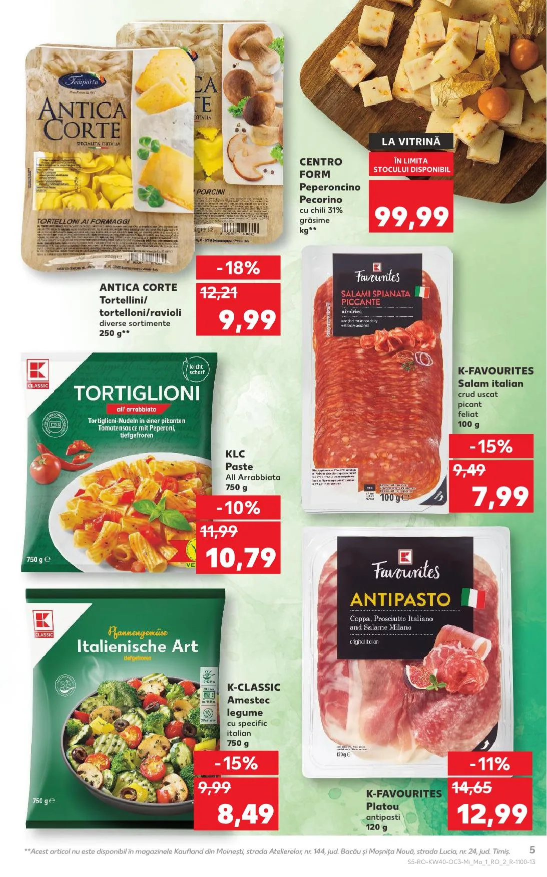 Kaufland akciós újság Románia olasz het 10.01–10.07 – 16. oldal