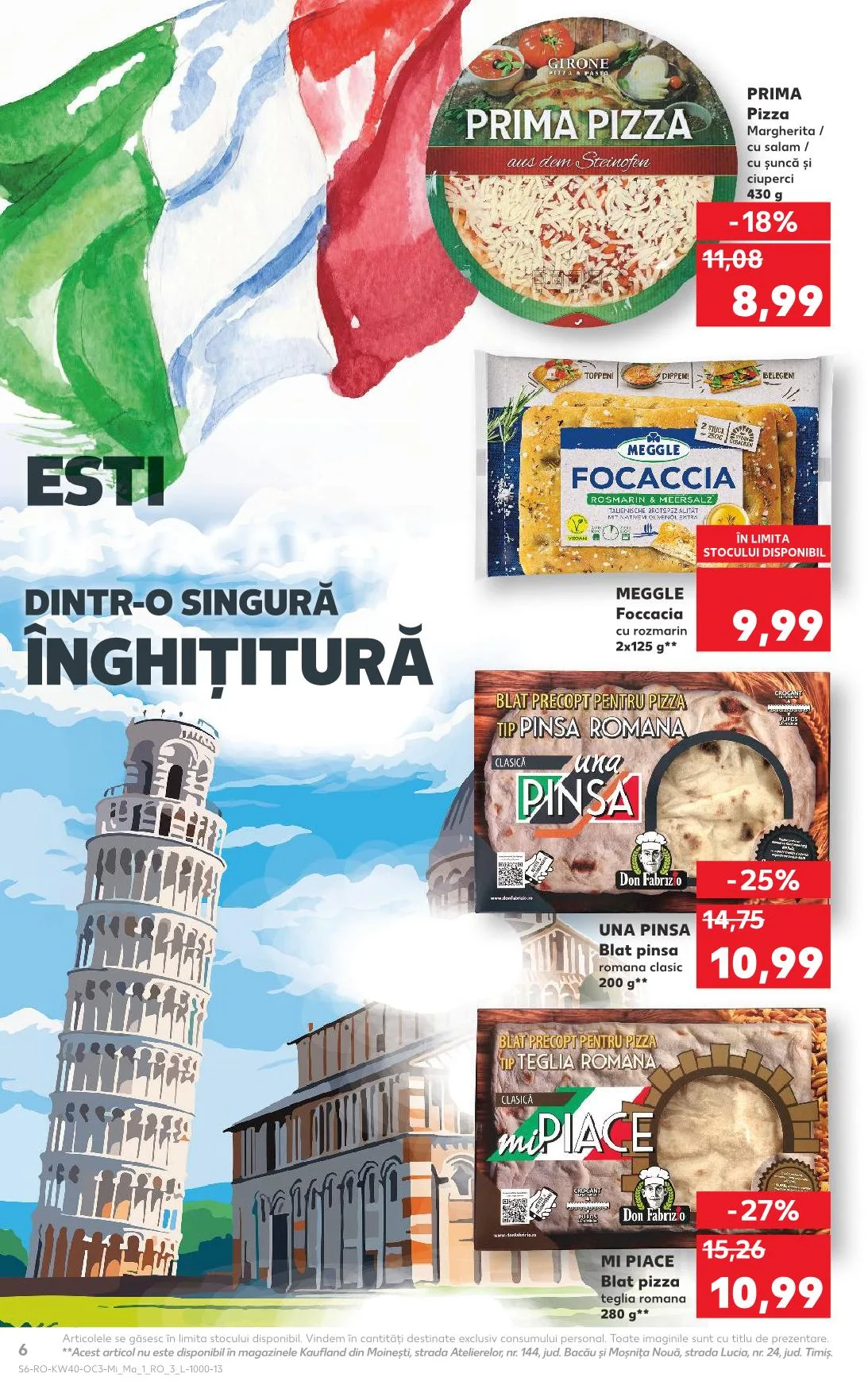 Kaufland akciós újság Románia olasz het 10.01–10.07 – 17. oldal