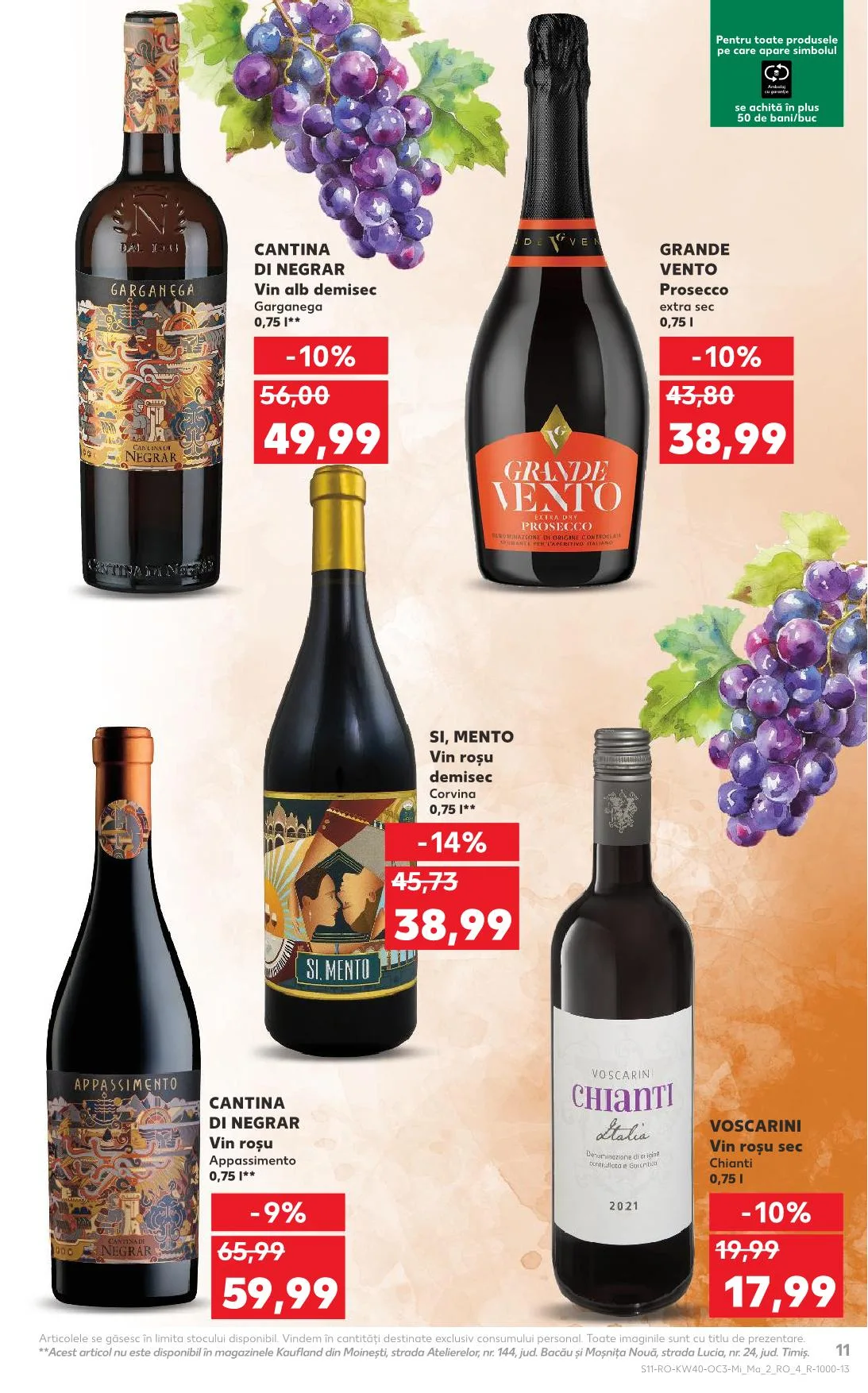 Kaufland akciós újság Románia olasz het 10.01–10.07 – 3. oldal