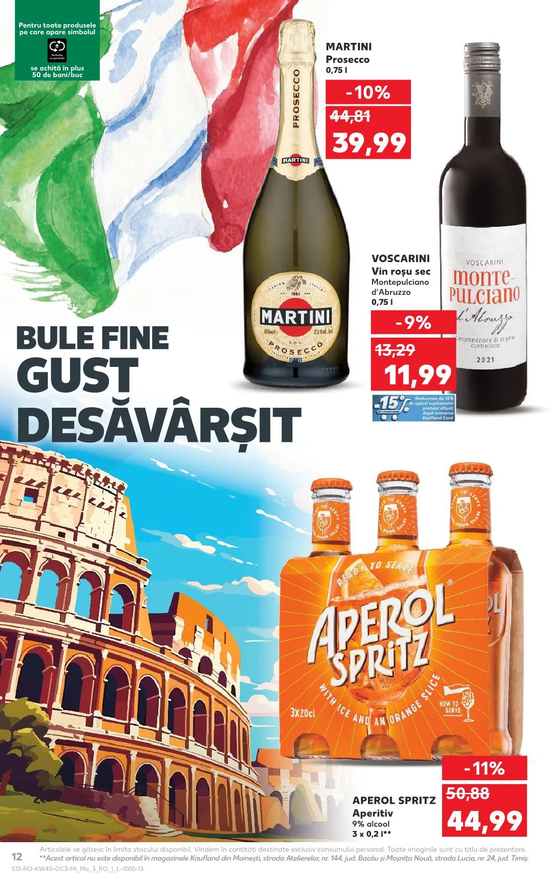 Kaufland akciós újság Románia olasz het 10.01–10.07 – 4. oldal