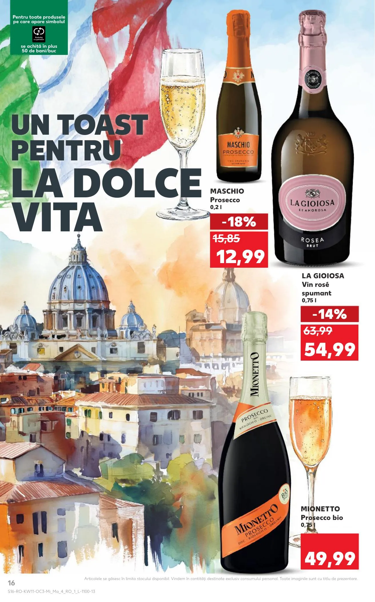 Kaufland akciós újság Románia Olasz het 03.11–03.17 – 16. oldal