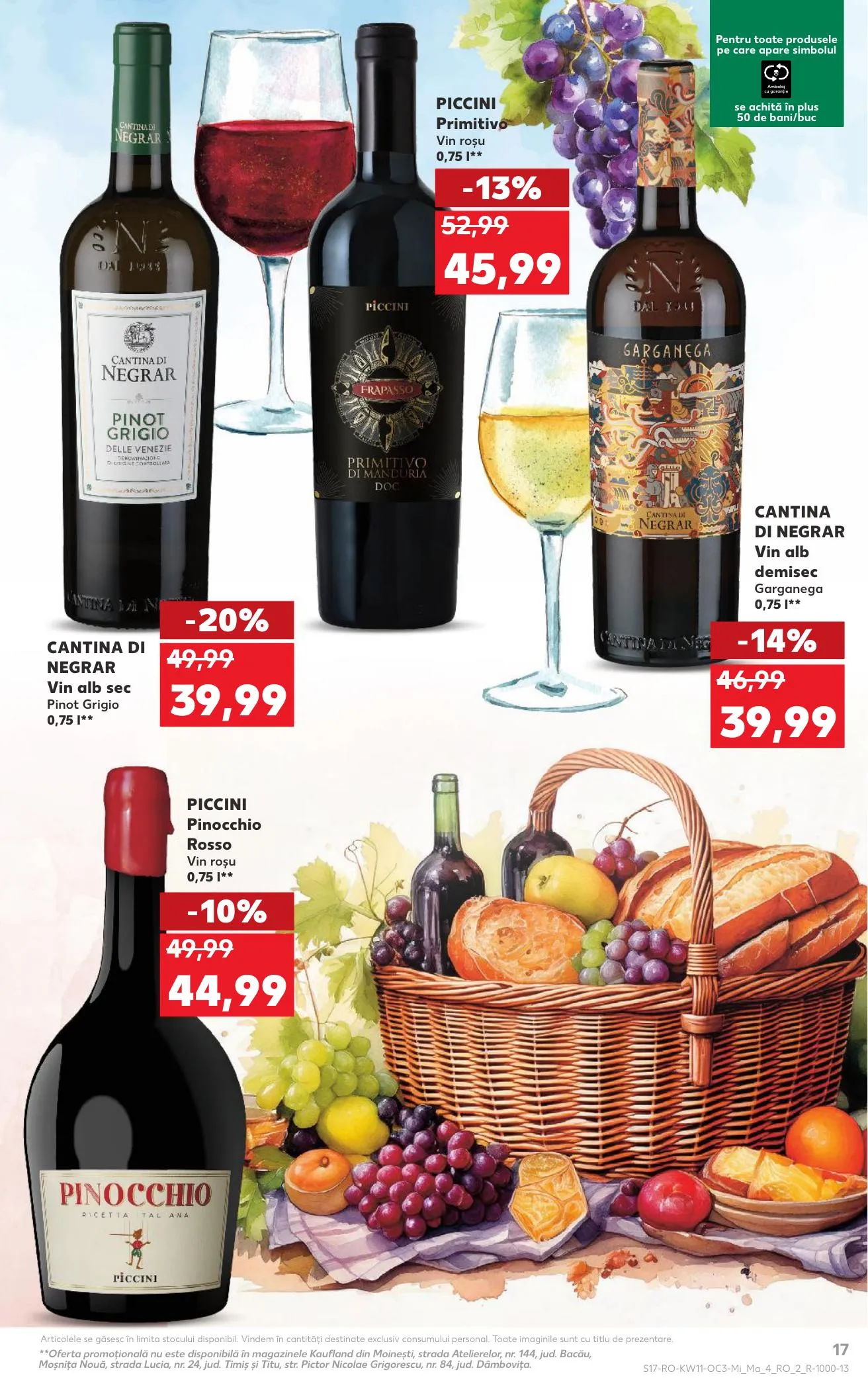 Kaufland akciós újság Románia Olasz het 03.11–03.17 – 17. oldal
