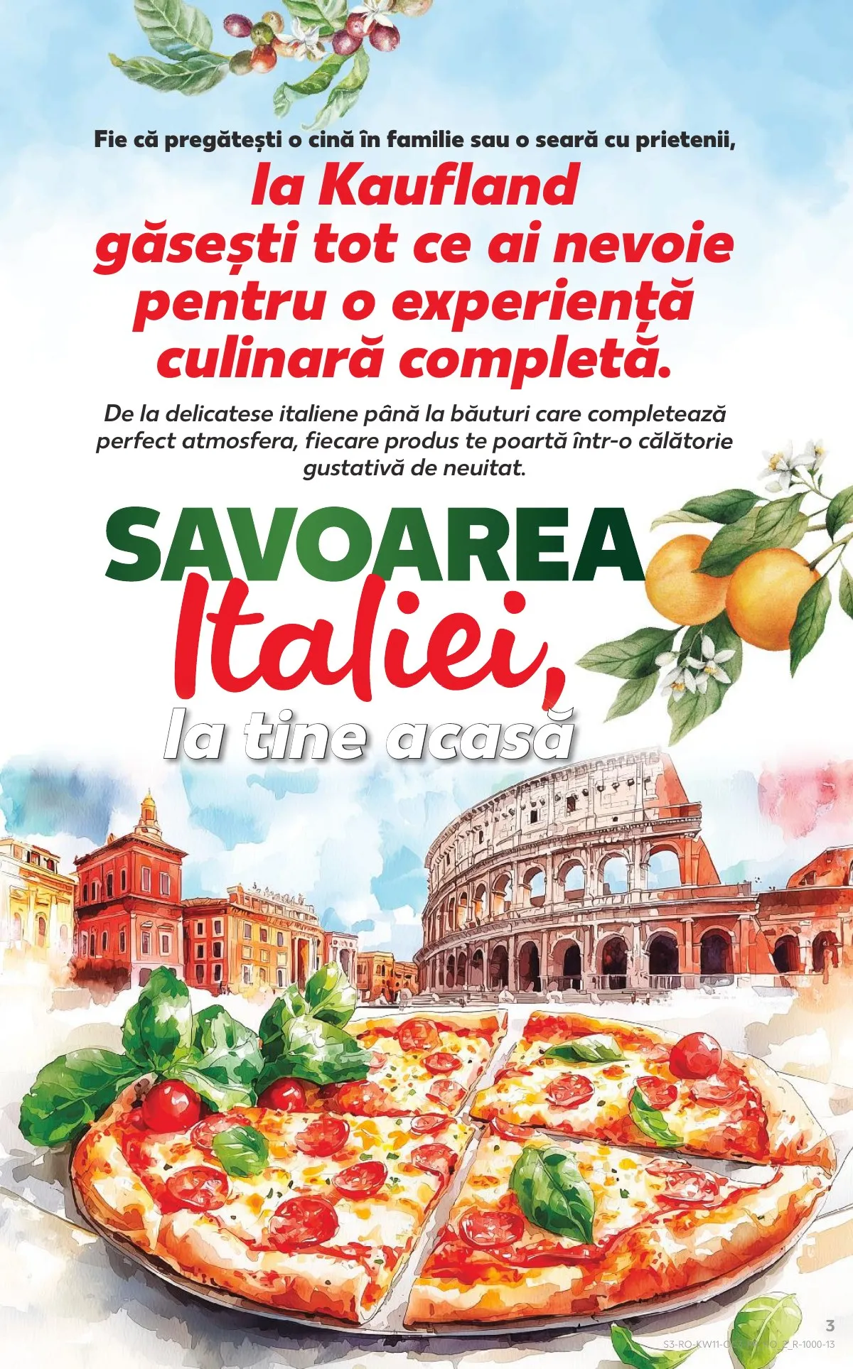 Kaufland akciós újság Románia Olasz het 03.11–03.17 – 3. oldal
