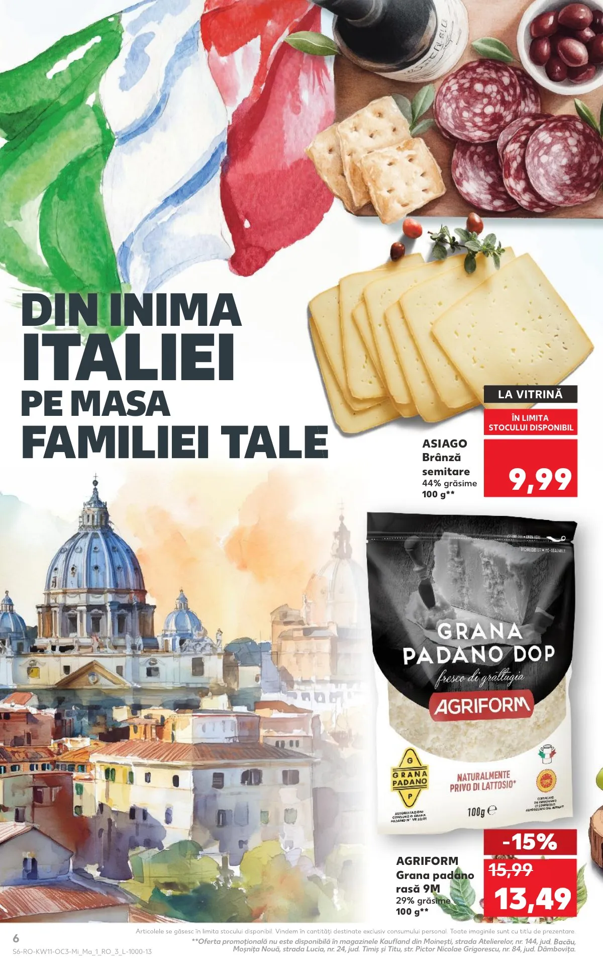 Kaufland akciós újság Románia Olasz het 03.11–03.17 – 6. oldal
