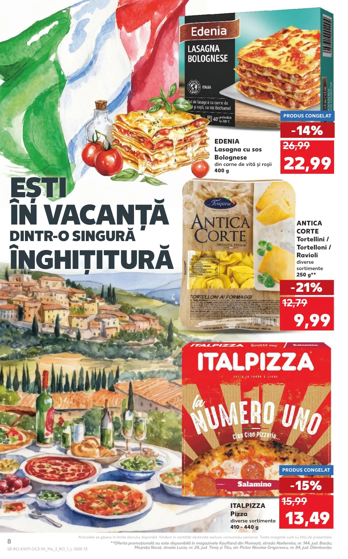 Kaufland akciós újság Románia Olasz het 03.11–03.17 – 8. oldal