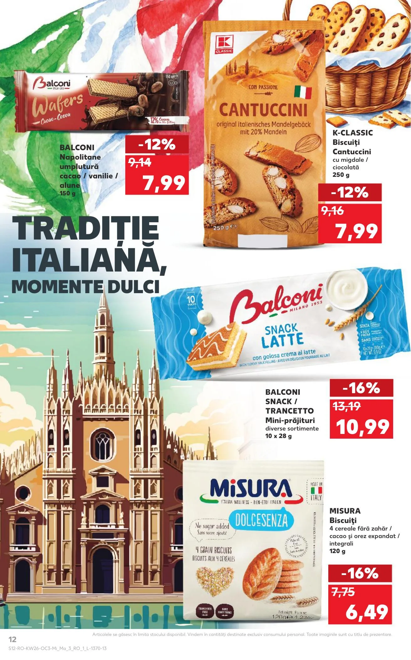 Kaufland akciós újság Románia Olasz het 06.24–06.30 – 12. oldal