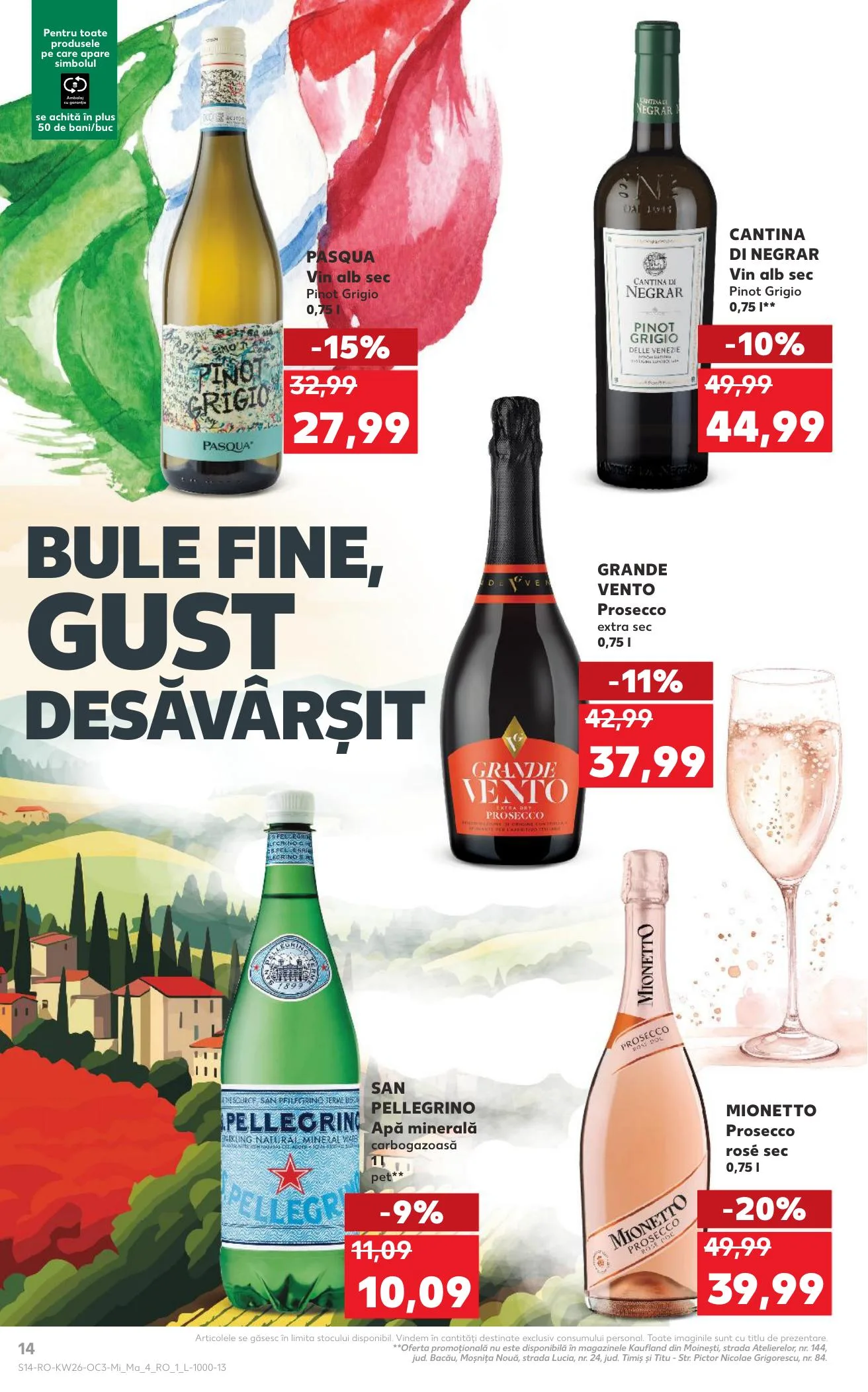 Kaufland akciós újság Románia Olasz het 06.24–06.30 – 14. oldal